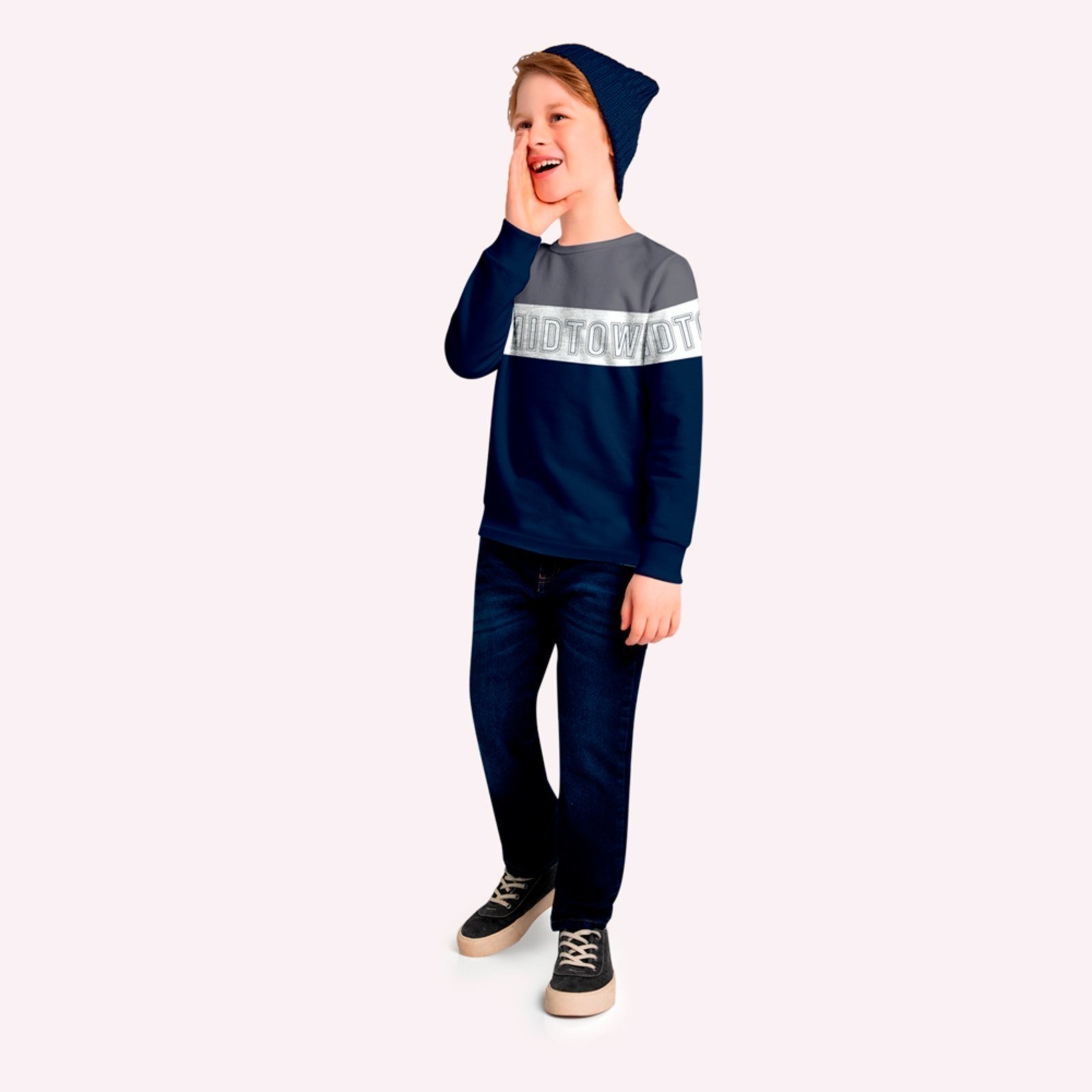 Infantil - Camiseta Menino Lettering Kyly