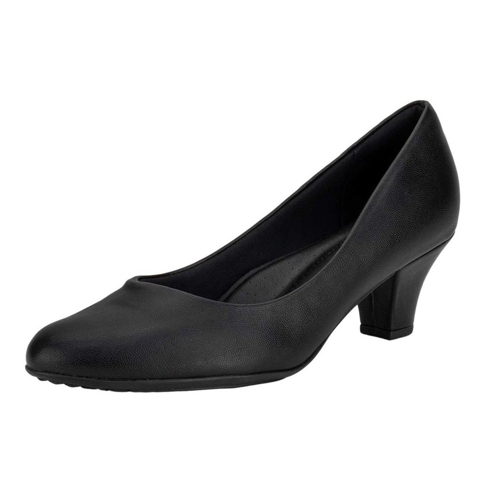 Sapato Feminino Salto Baixo Grosso Elegante Leve Piccadilly