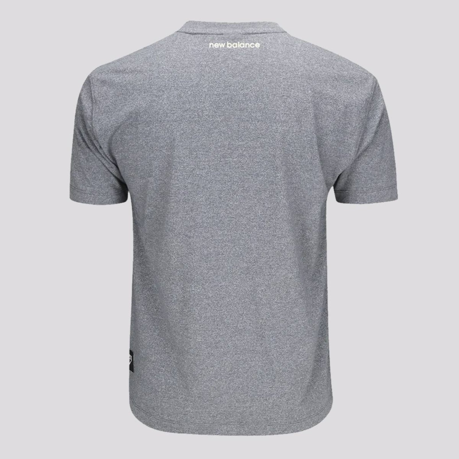 Vista 3 Camisa New Balance São Paulo Concentração 2025 cinza New Balance cinza