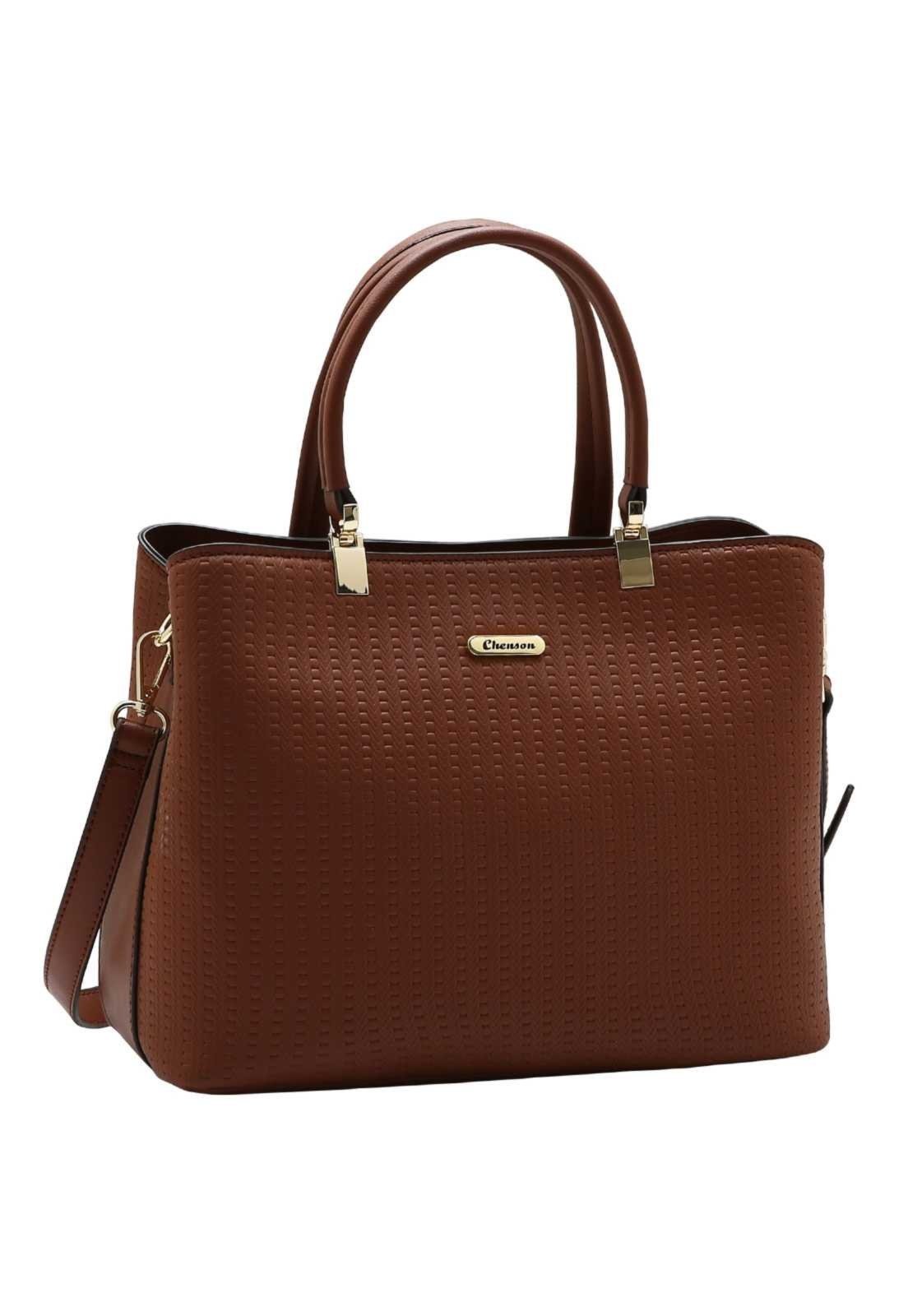 Bolsa Feminina Chenson Mão Basic Cool 3485942 Marrom