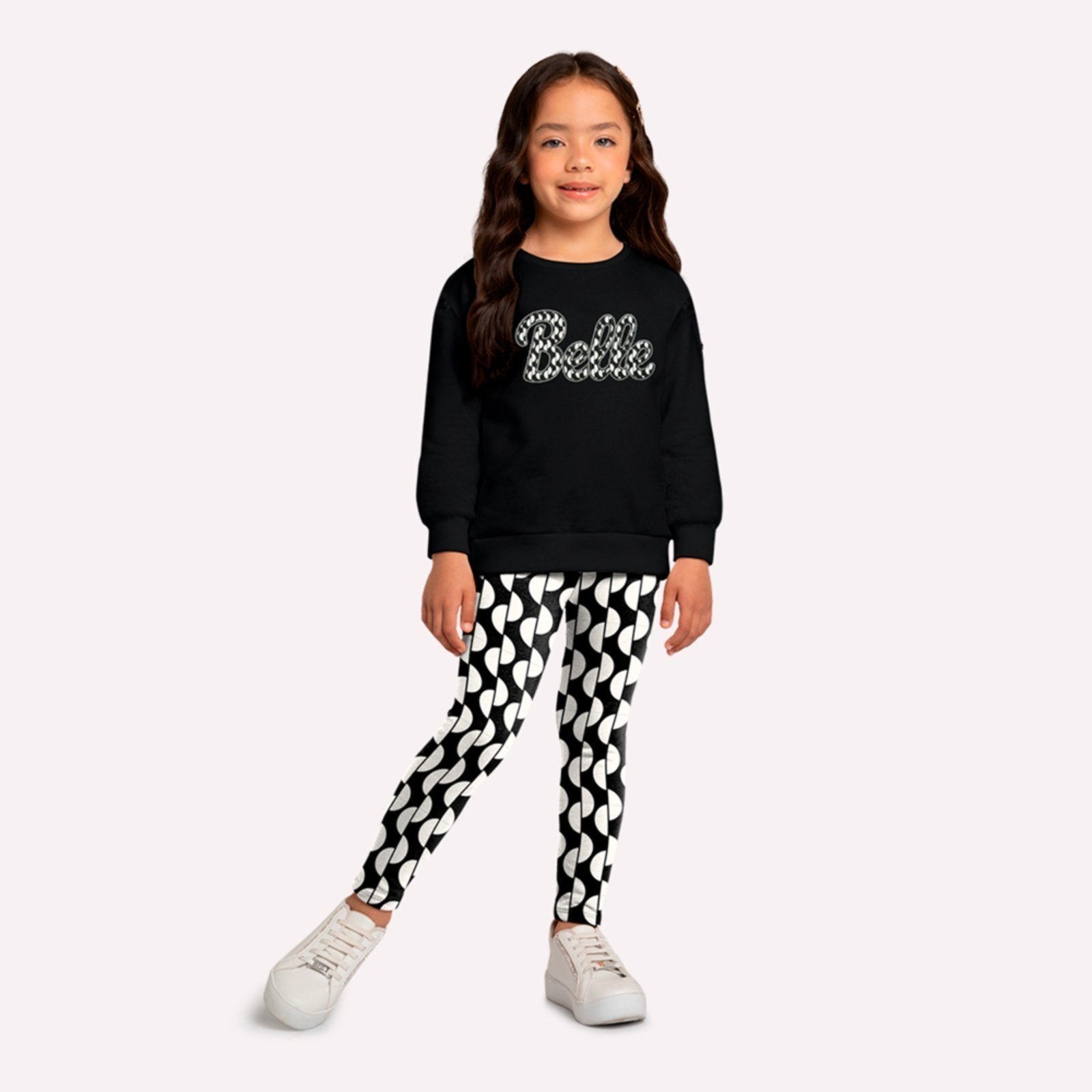 Infantil - Conjunto Menina Lettering Milon
