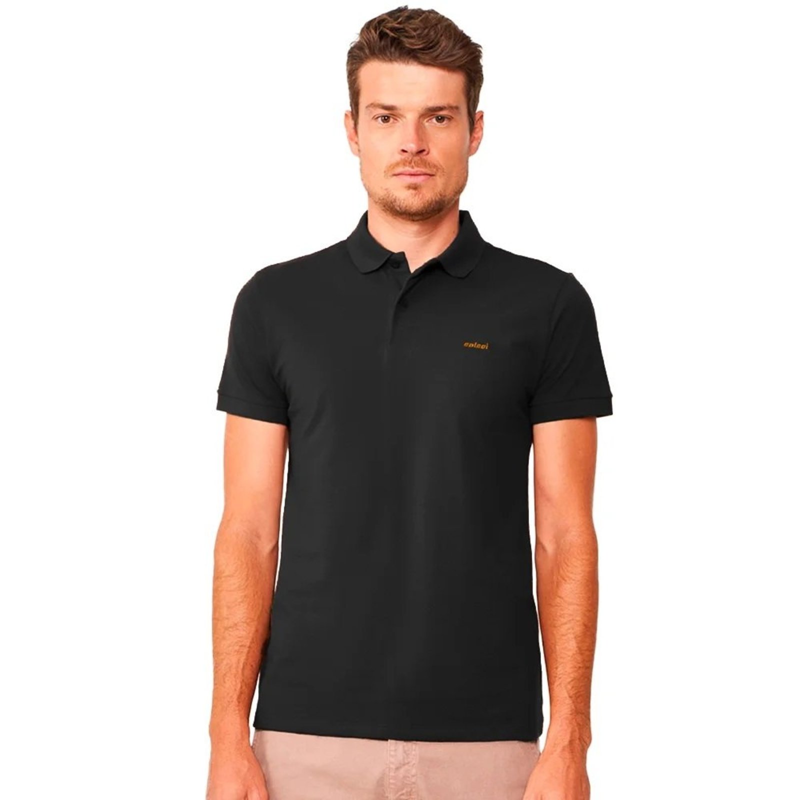 Camisa Polo Colcci Classic Basic In24 Preto Masculino