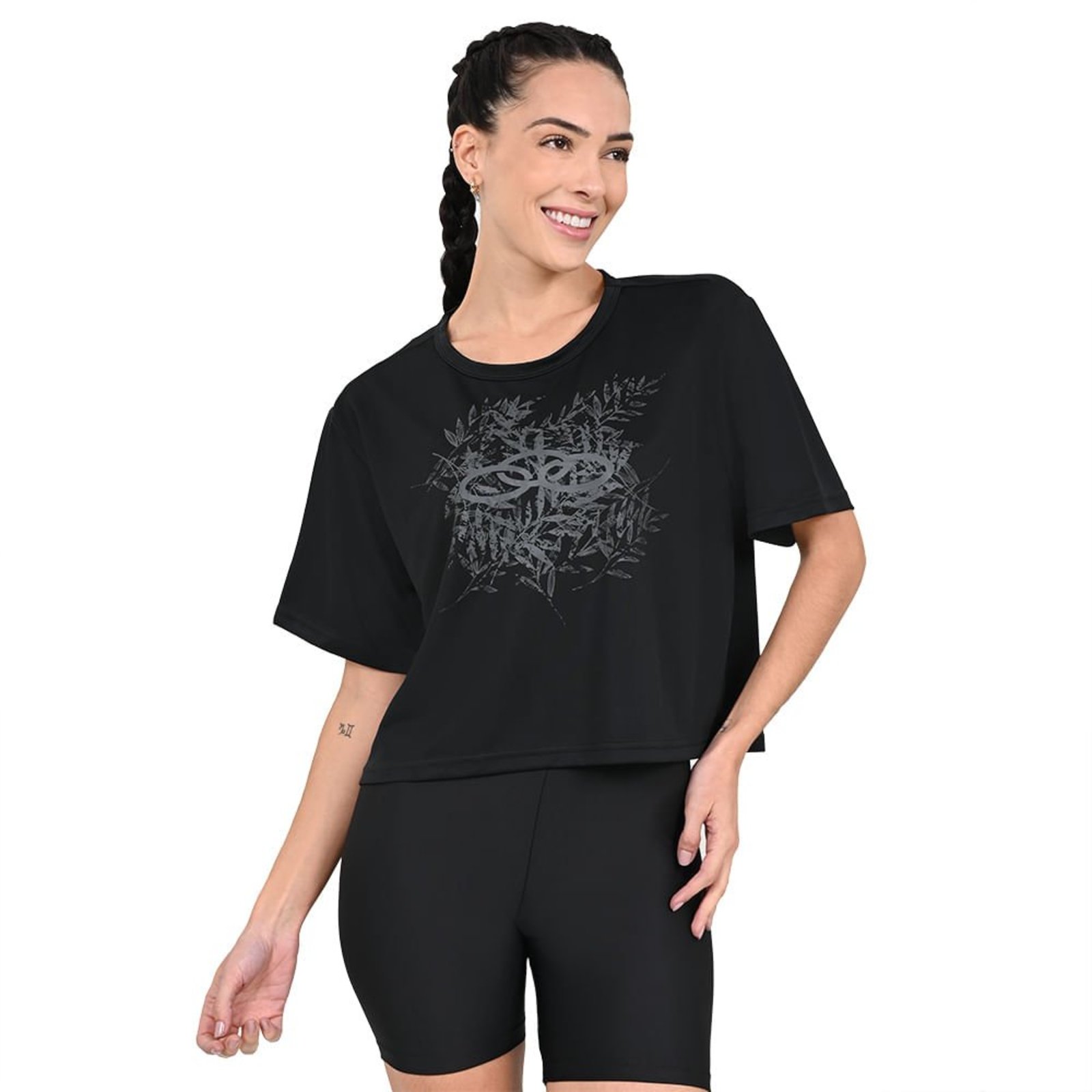 Camiseta Box Complemento Olympikus Feminina P Preto