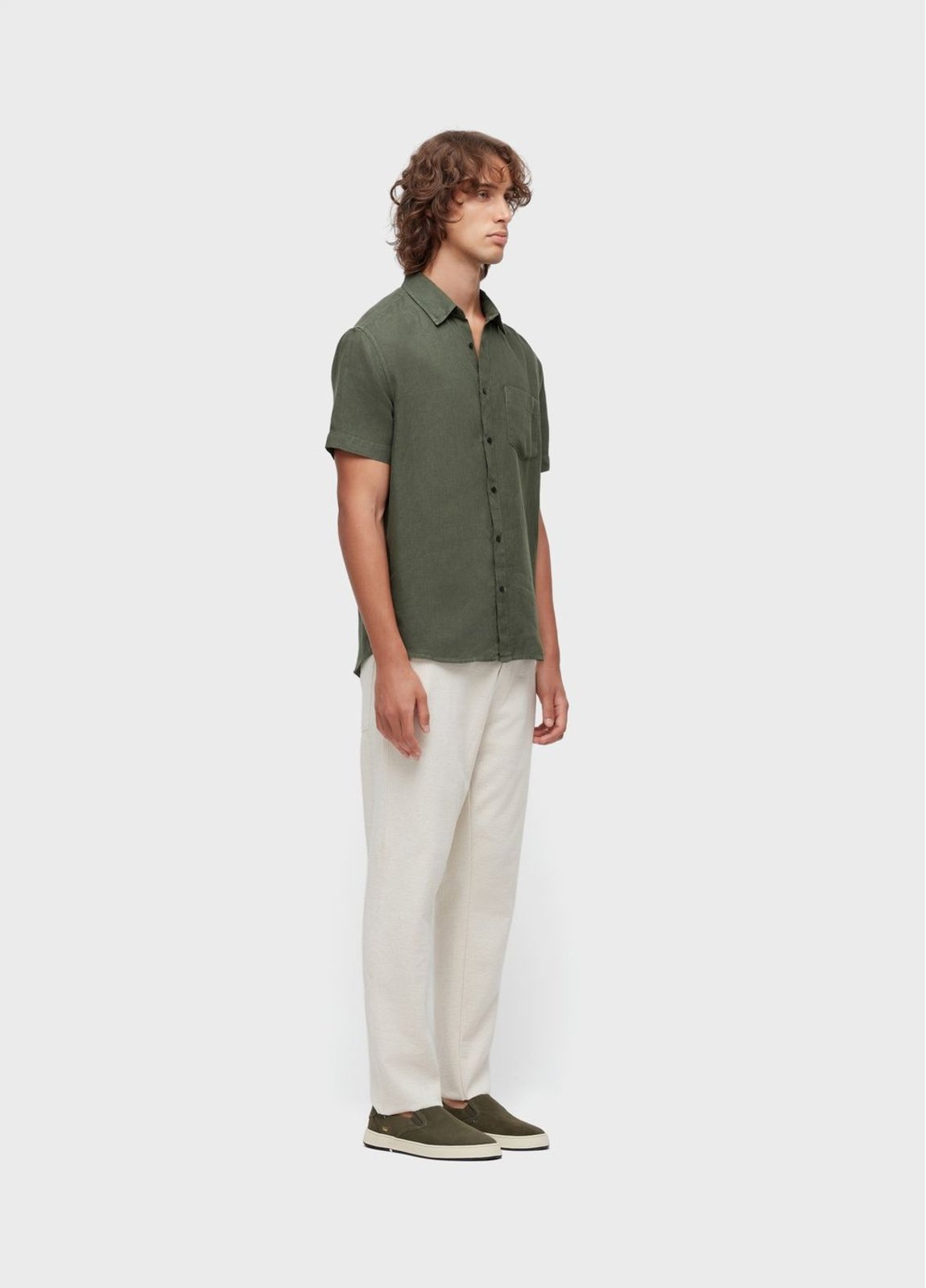 Camisa classic linen OSKLEN