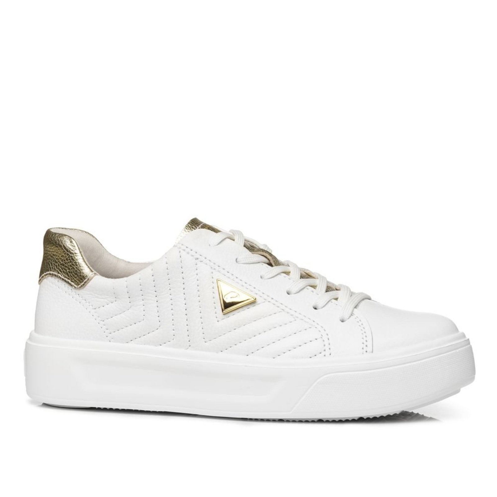 Tênis Pegada Feminino em Couro Branco 211220-01 Tenis Pegada Feminino em Couro Branco 211220-01 36