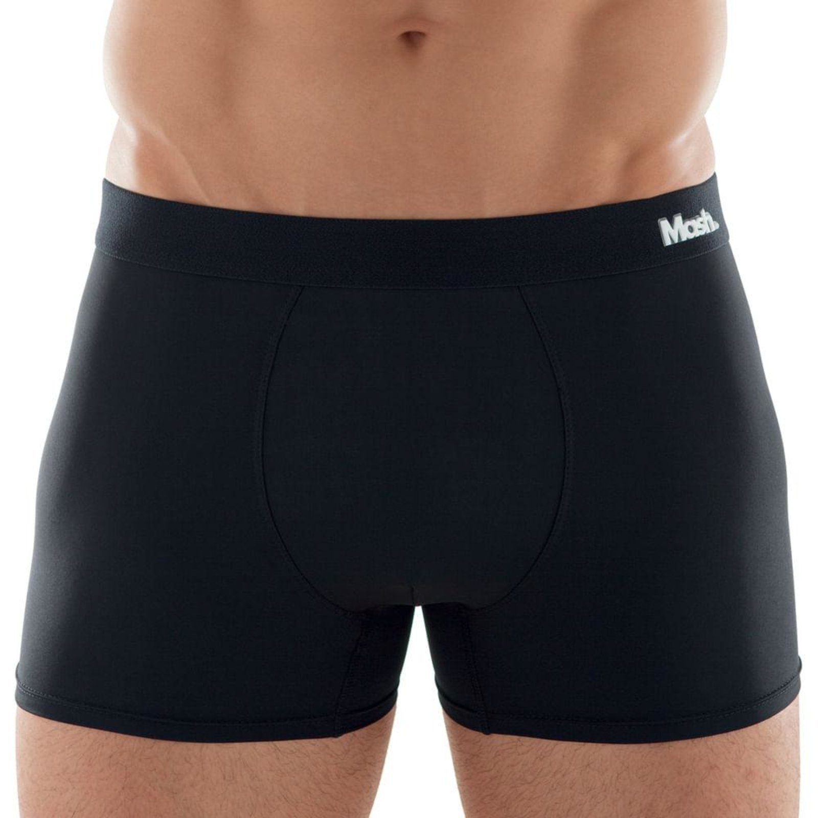 Vista 2 Cueca Boxer Mash Masculina Elástico Microfibra azul MASH azul
