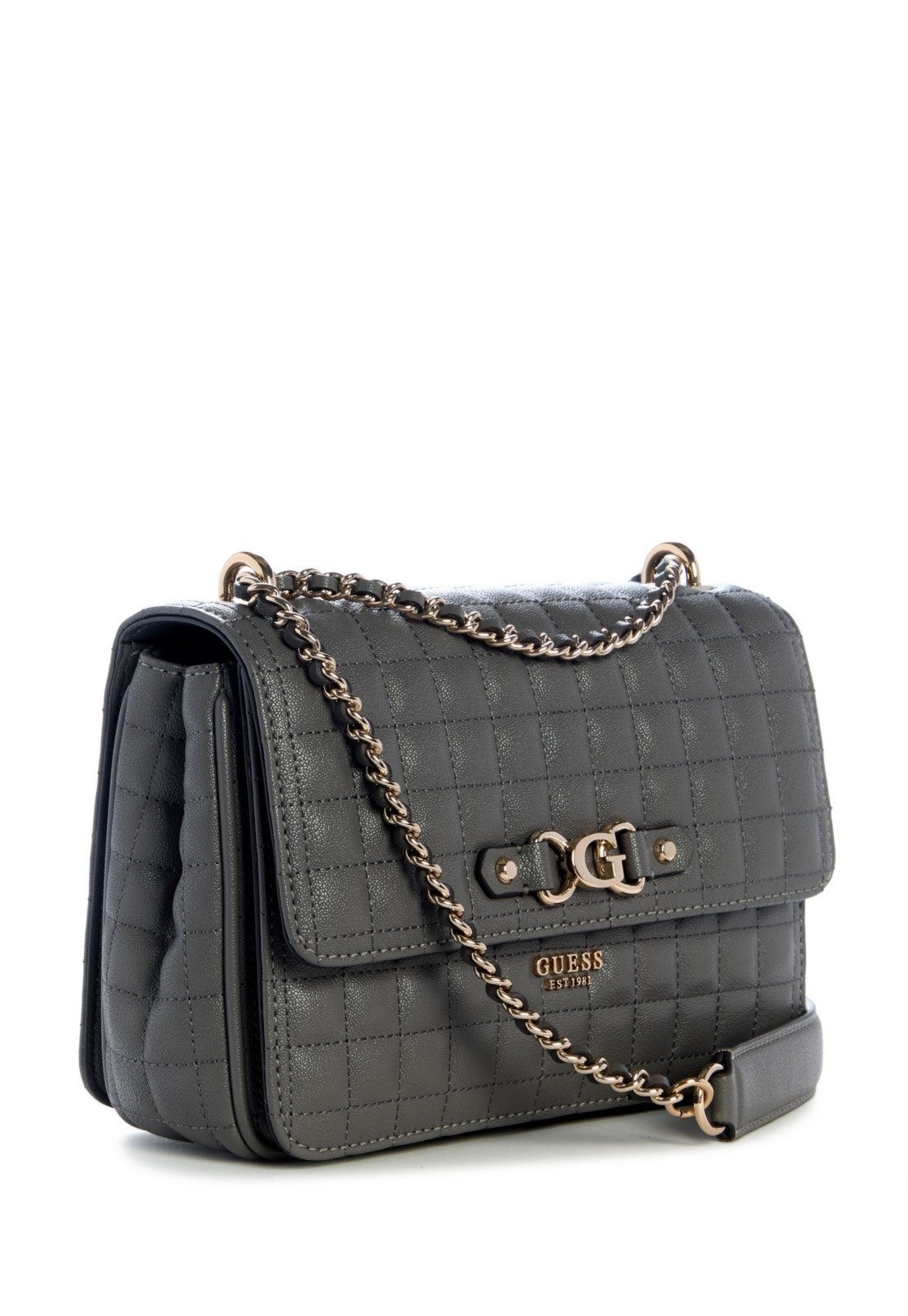 Vista 3 Bolsa Guess Nadira Convertible Xbody Flap Cinzentado azul azul