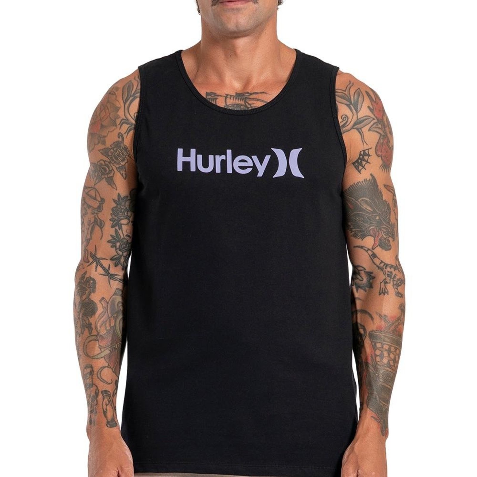 Regata Hurley O&O Solid SM27 Masculina Preto