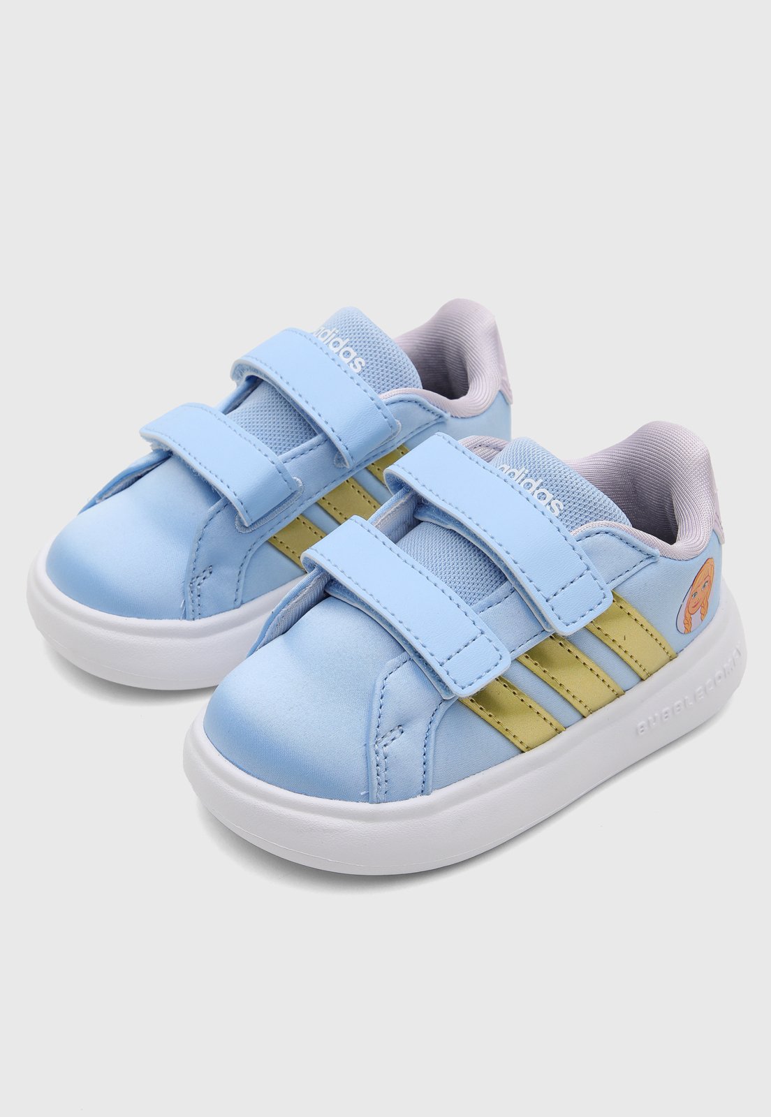 Infantil - Tênis Adidas Grand Court Disney Frozen Azul