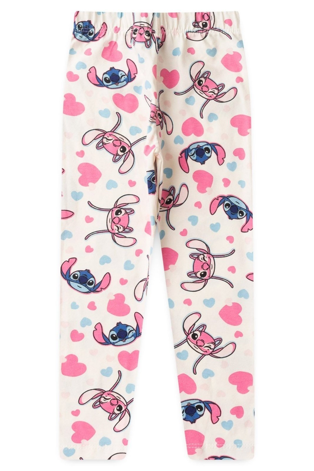 Infantil – Legging Disney Feminino Stitch Off White