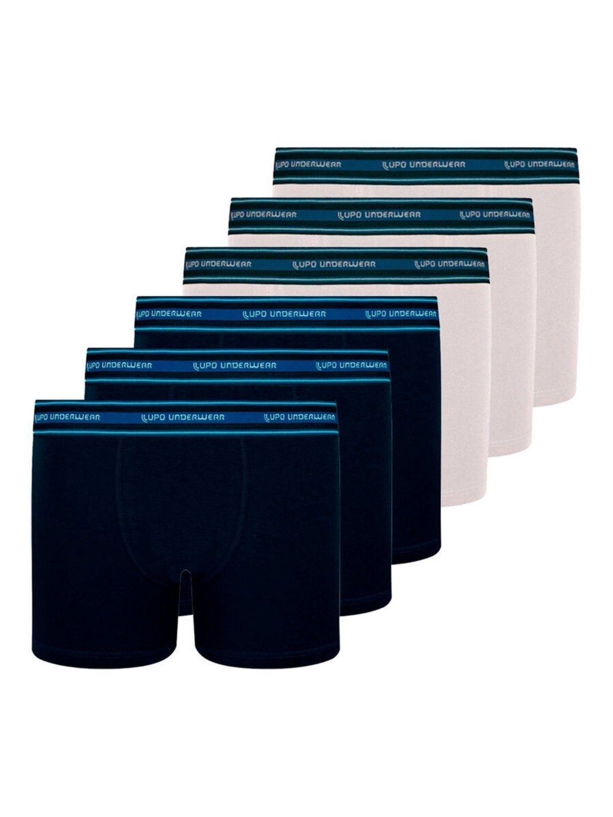 Kit com 6 Cuecas Boxer Lupinho 141-003