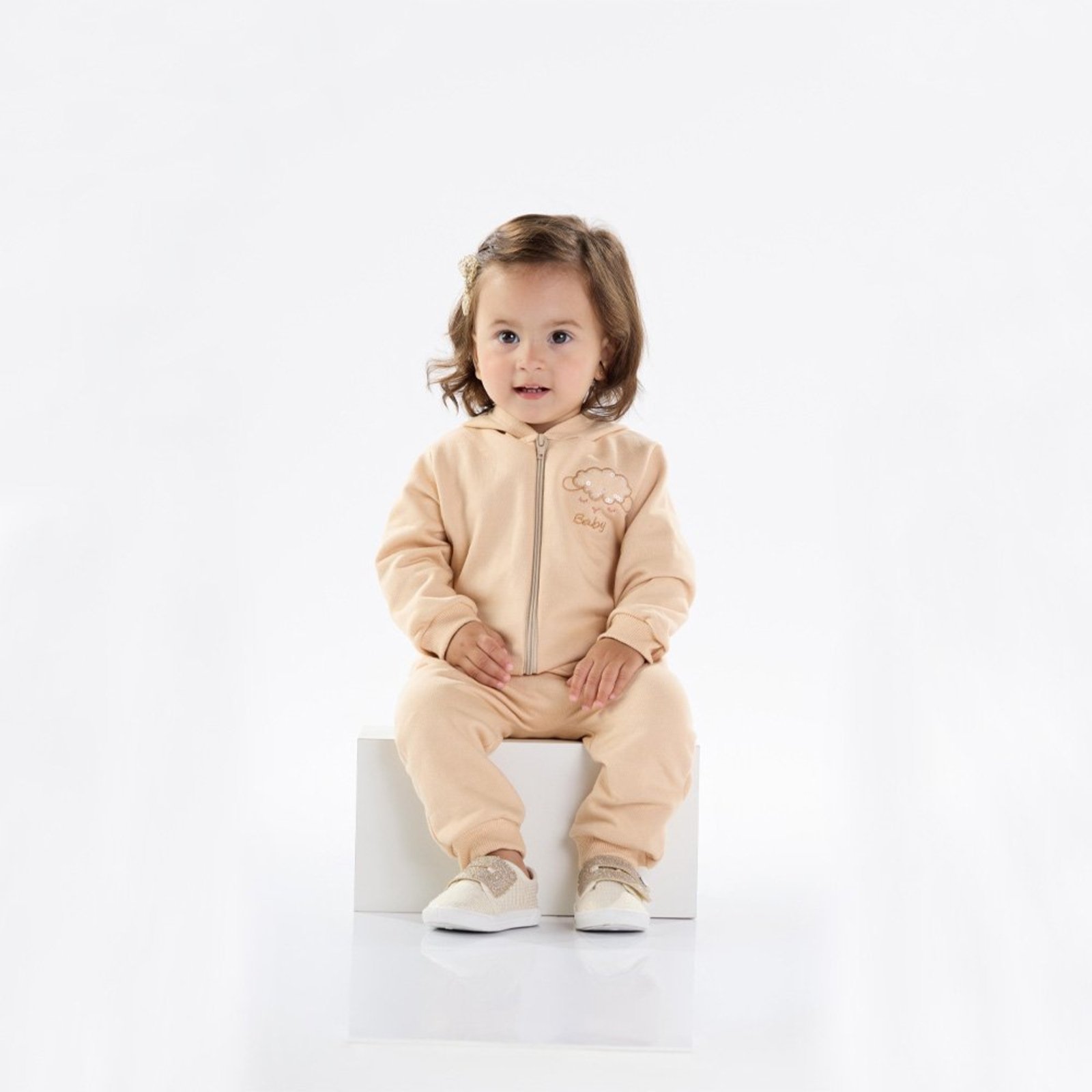 Infantil - Conjunto Menina - Avela - 50123-1288 Bege