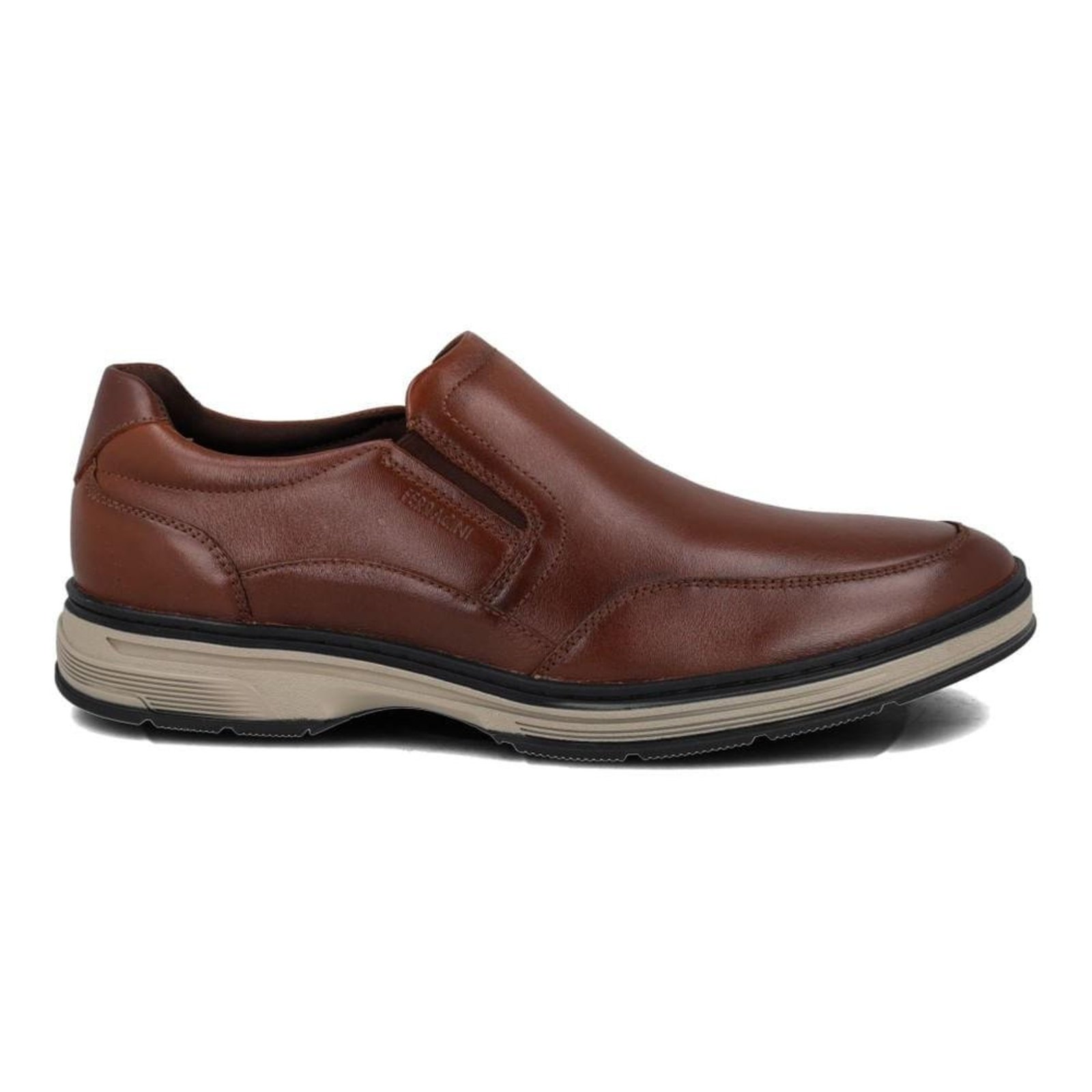 Sapato Ferracini Couro Masculino Caramelo