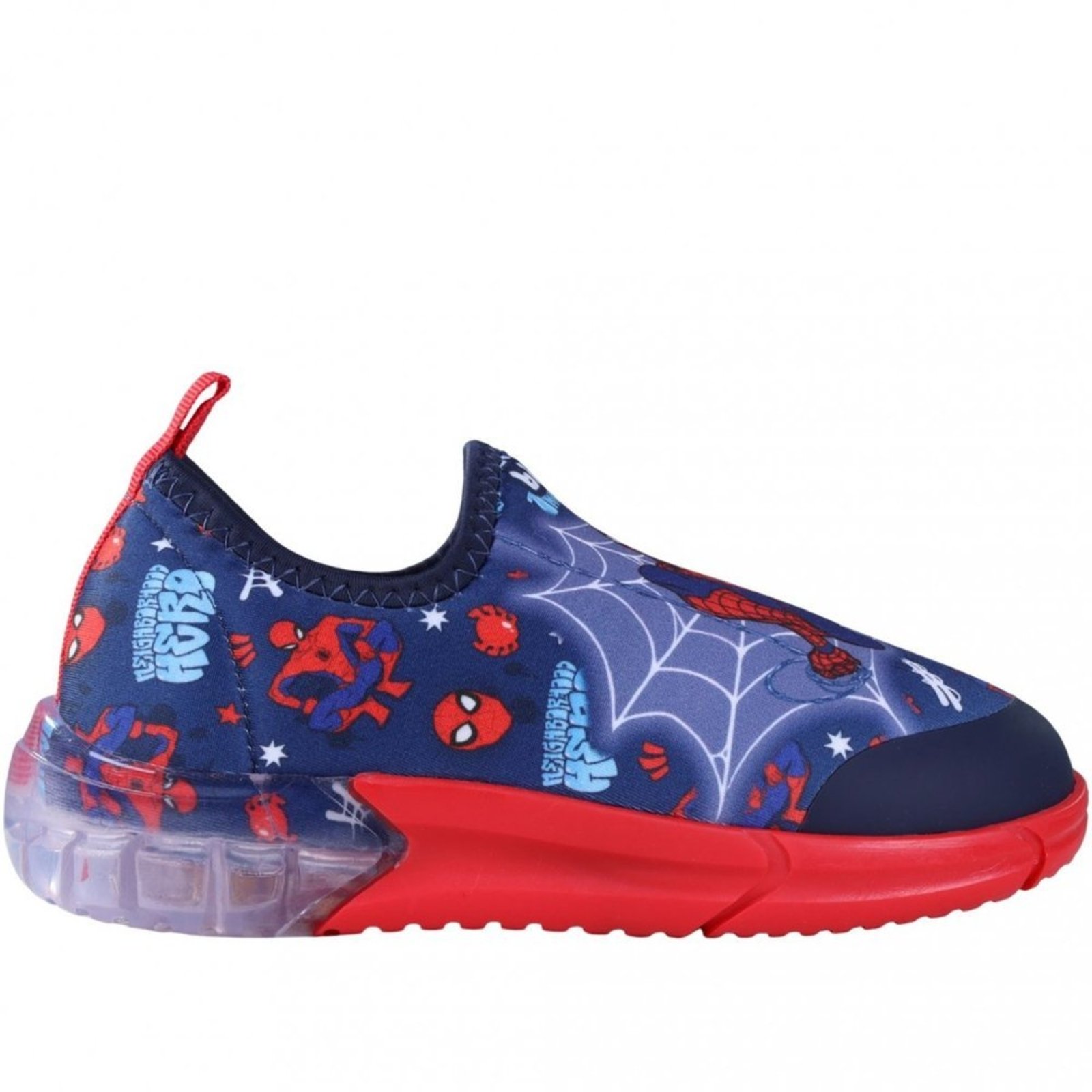 Infantil - Tênis Menino Spider-Man LED Bibi 1228183 Bibi Azul Marinho