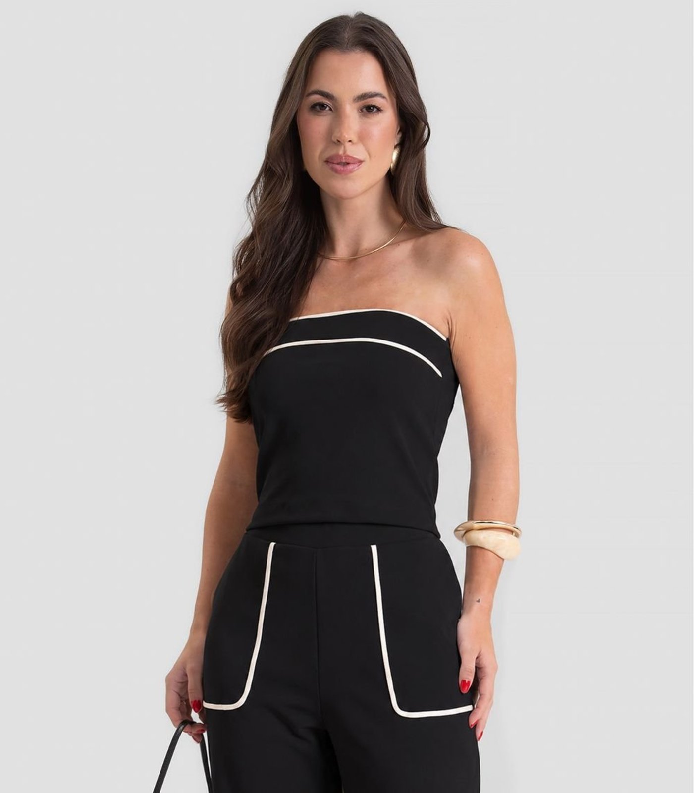 Blusa Tomara Que Caia Feminina Dianna Preto