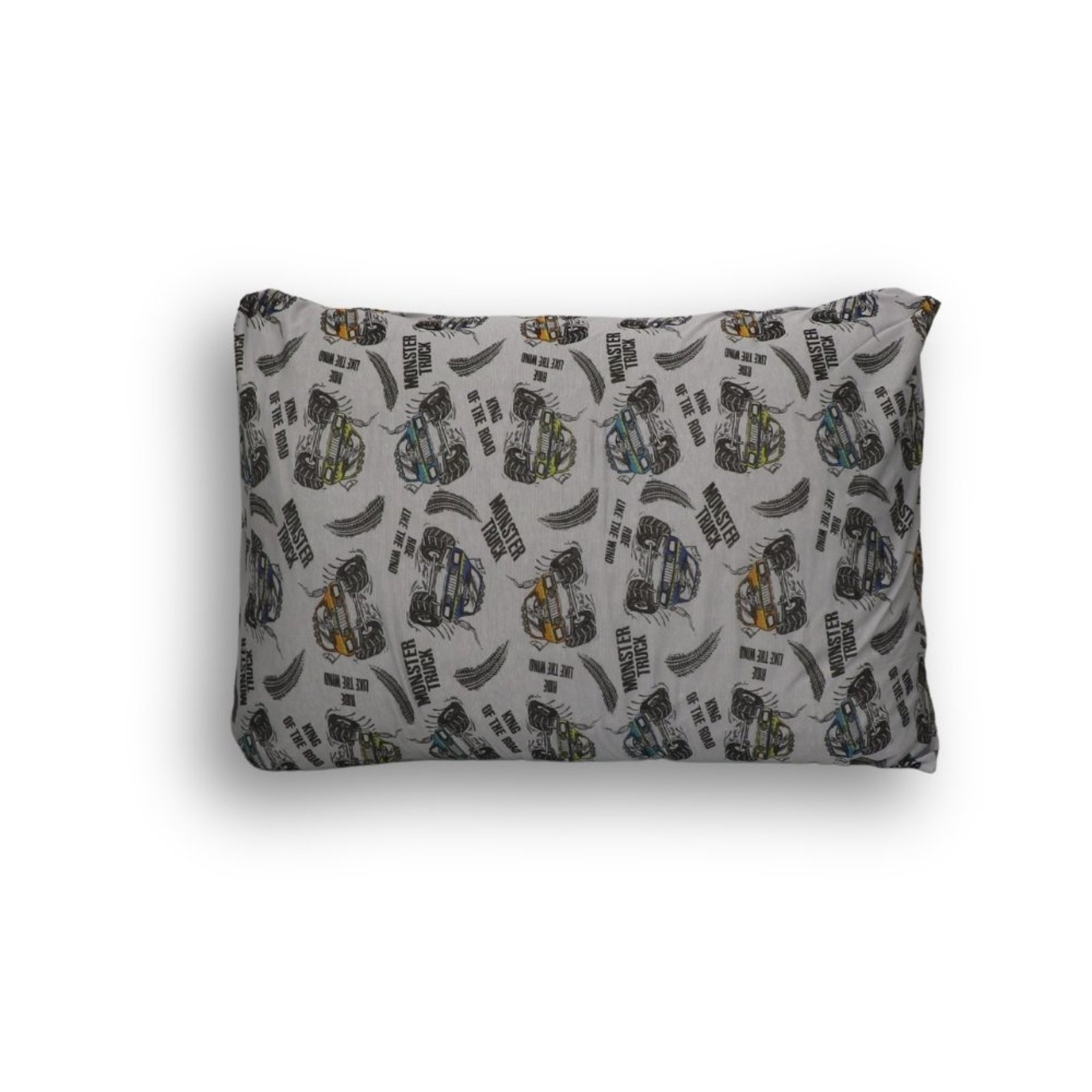 Fronha Avulsa Estampada Doce Vida Truck Road Gray