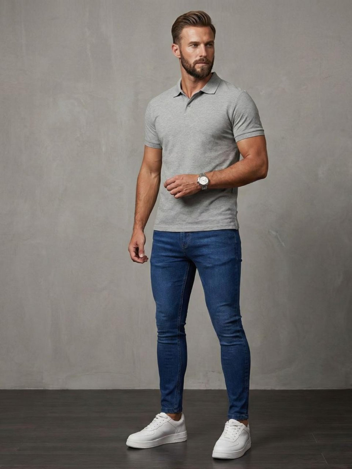Calça Masculina Jeans Sk Jeans Confortável e Casual Escura