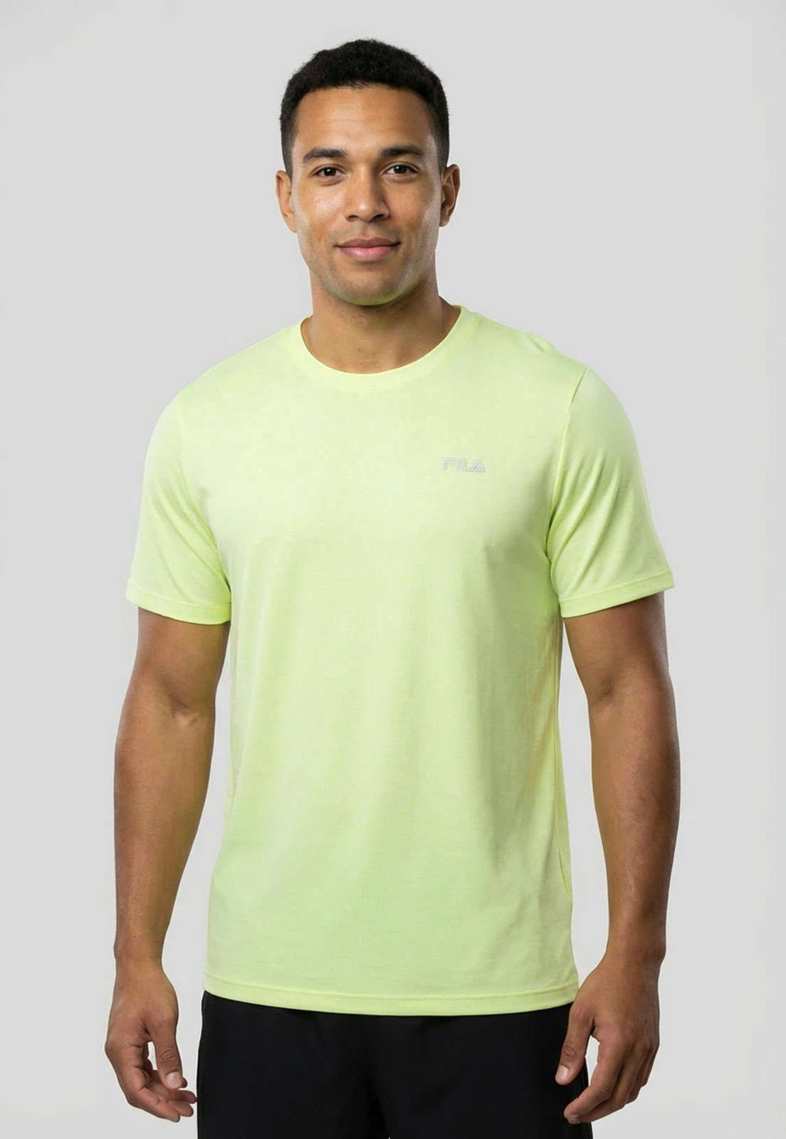 Camiseta Masculina Fila Sport Melange II Amarela