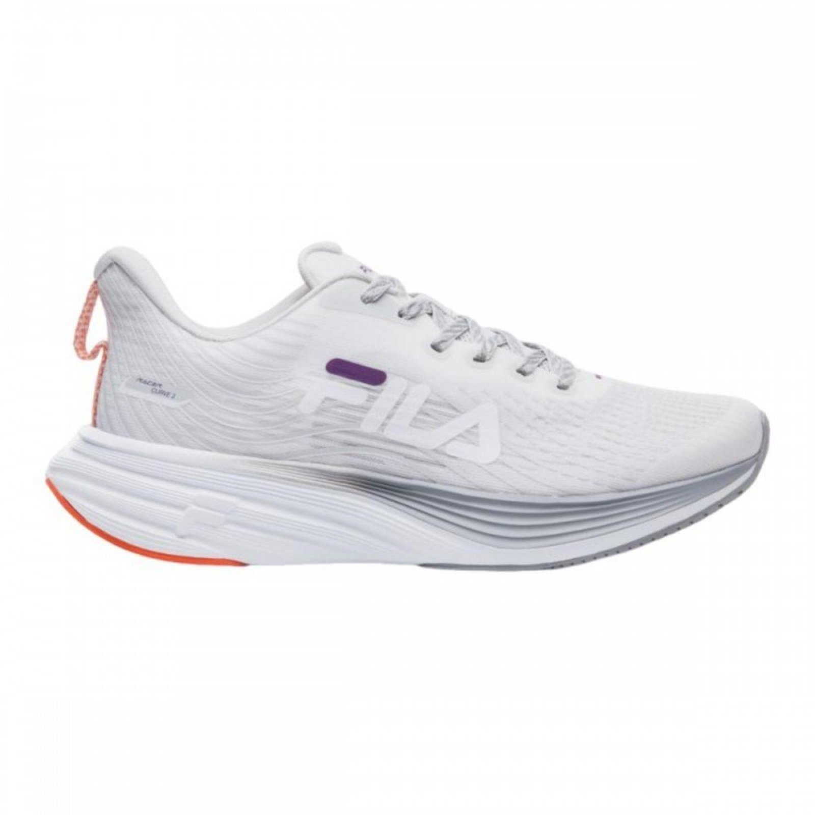 Tenis Fila Racer Curve 2 6679 Esportivo Feminino Fila Cinza