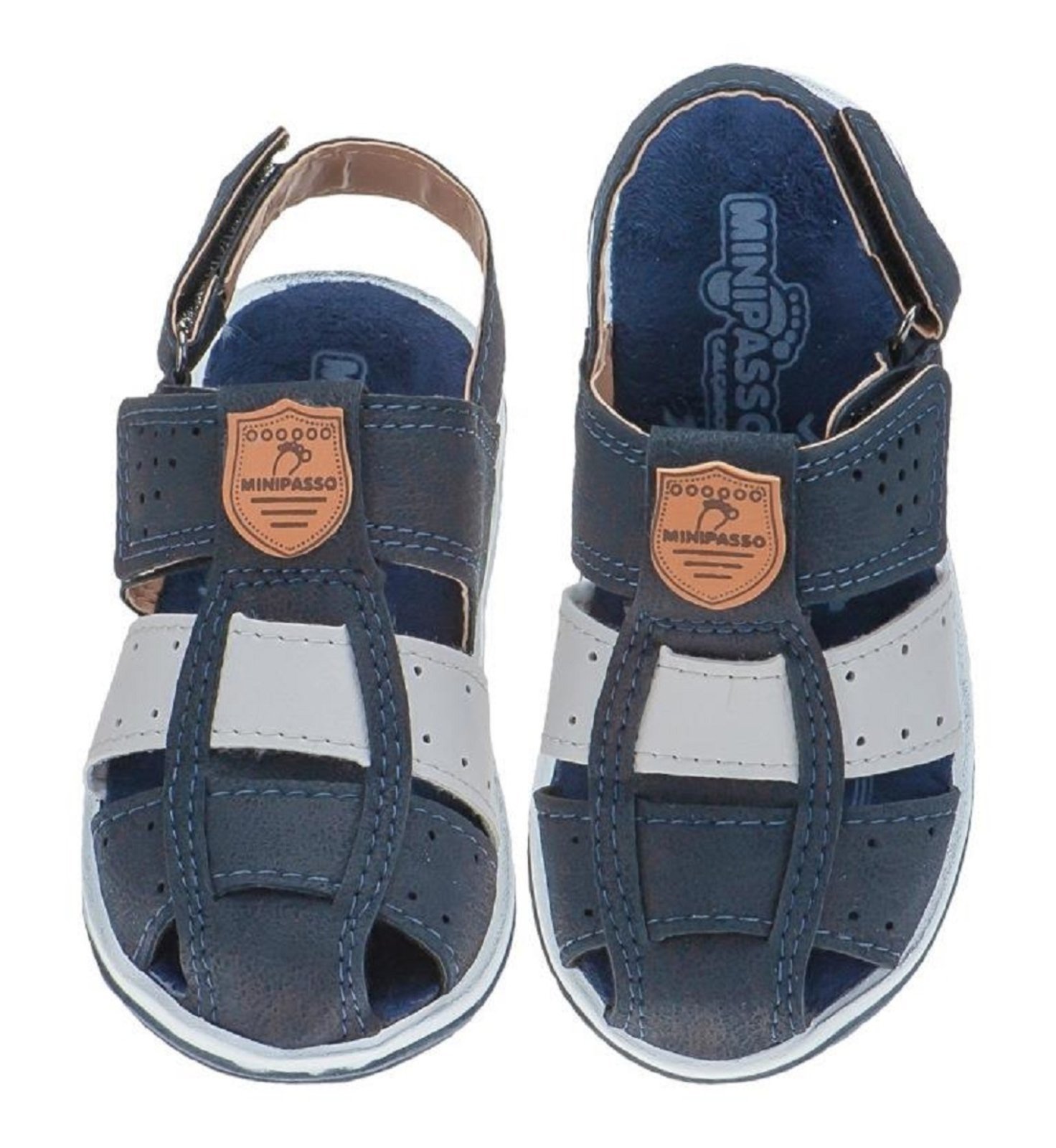 Vista 3 Infantil - Sandalia Masculina Minipasso Chinelo Masculino azul/azul marinho Minipasso azul/azul marinho