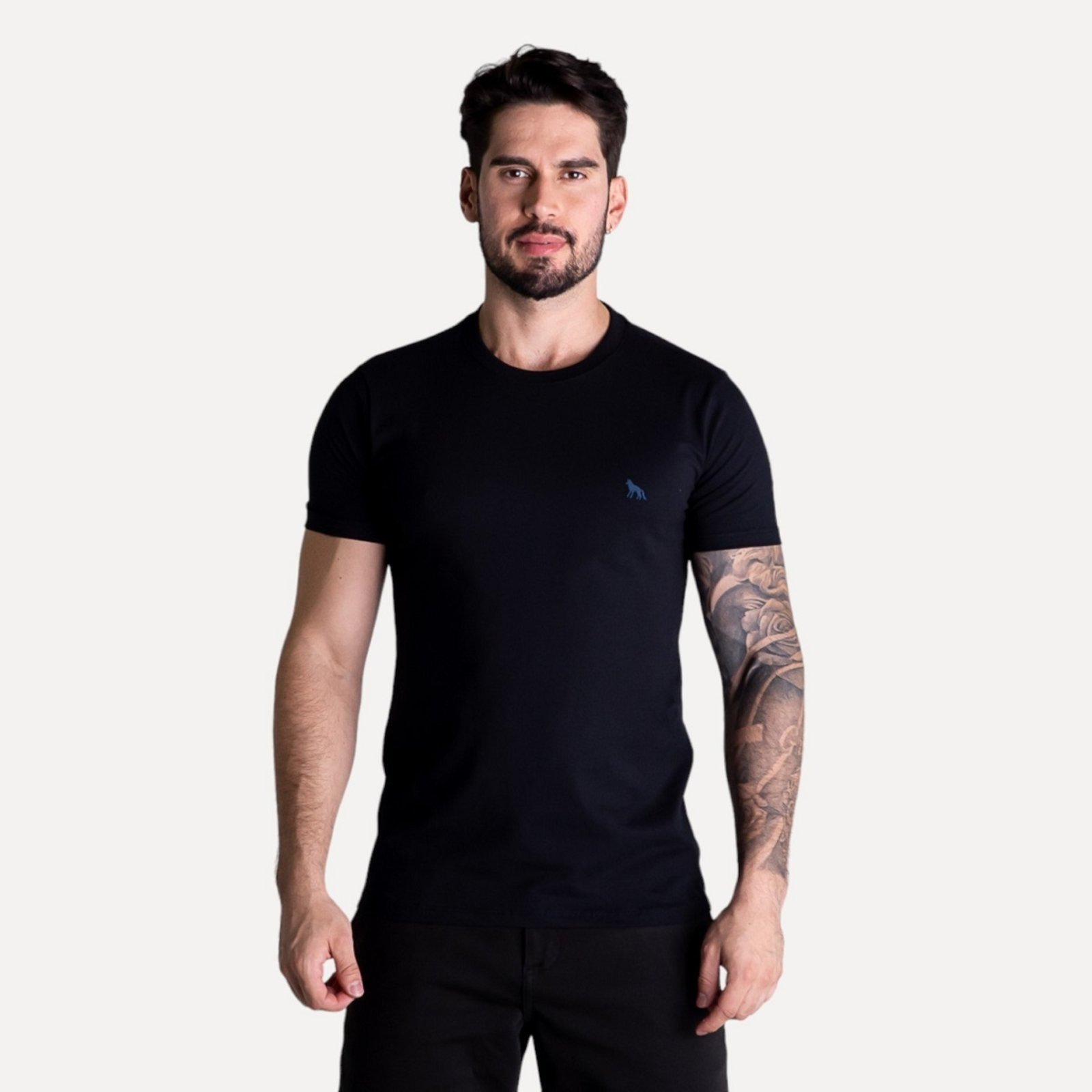 Camiseta Acostamento Básica Preta