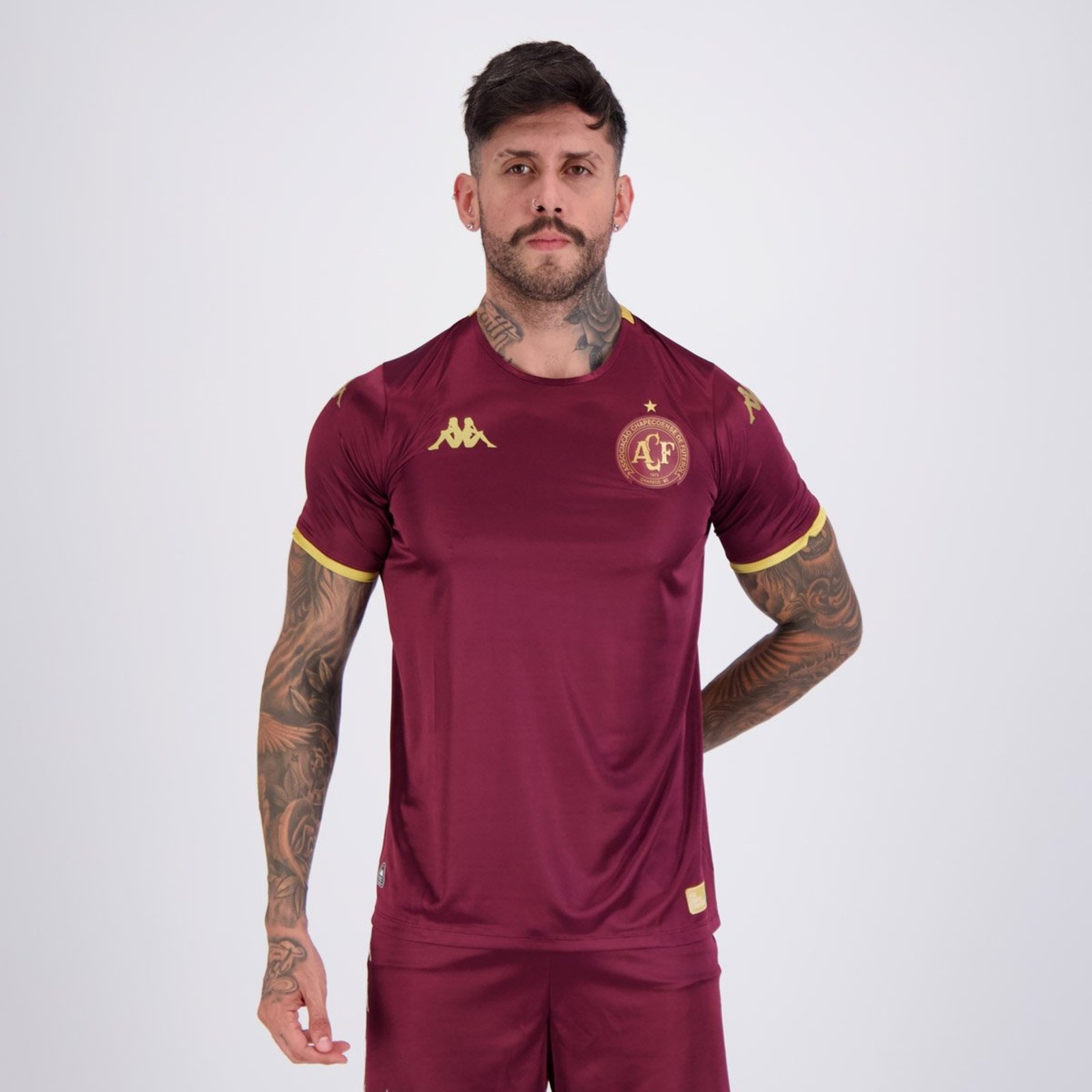Camisa Kappa Chapecoense Goleiro 2026 Bordô