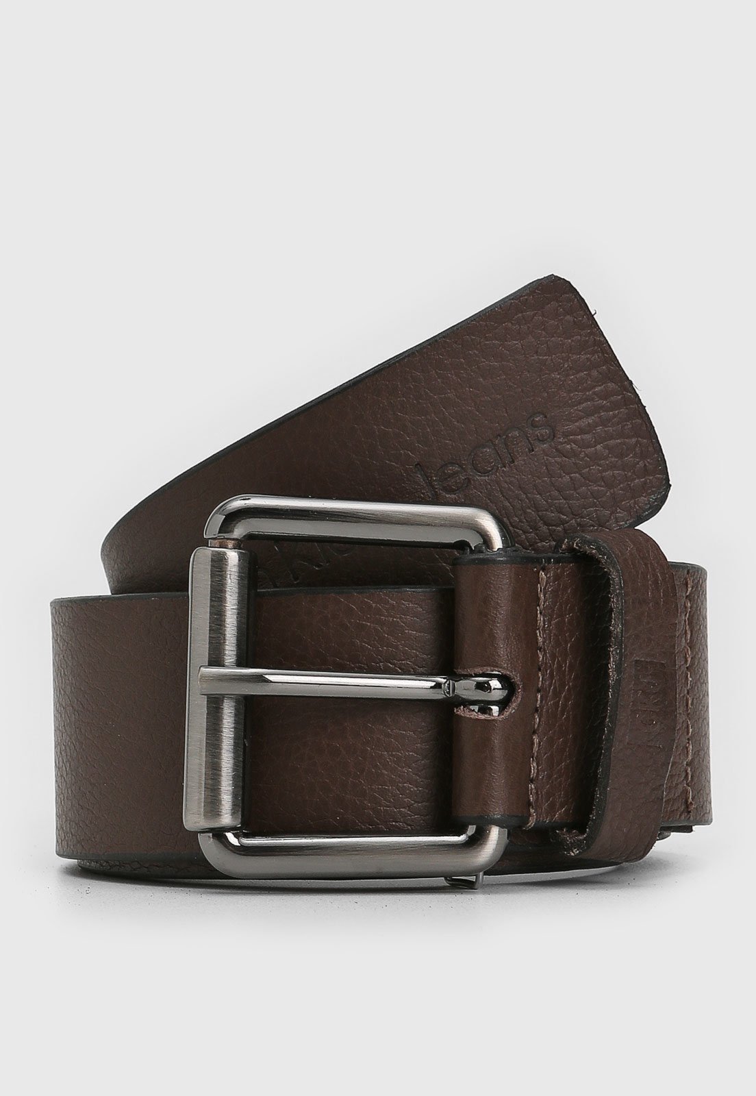 Cinto Calvin Klein Jeans Logo Marrom
