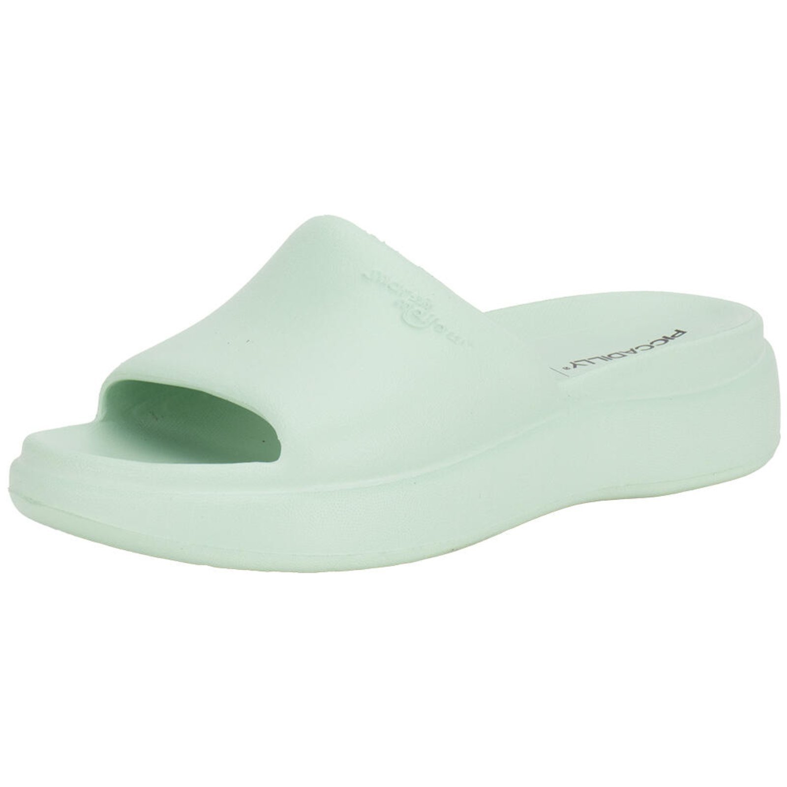 Tamanco Feminino Anabela Marshamallow Piccadilly C238003 0080003 Verde