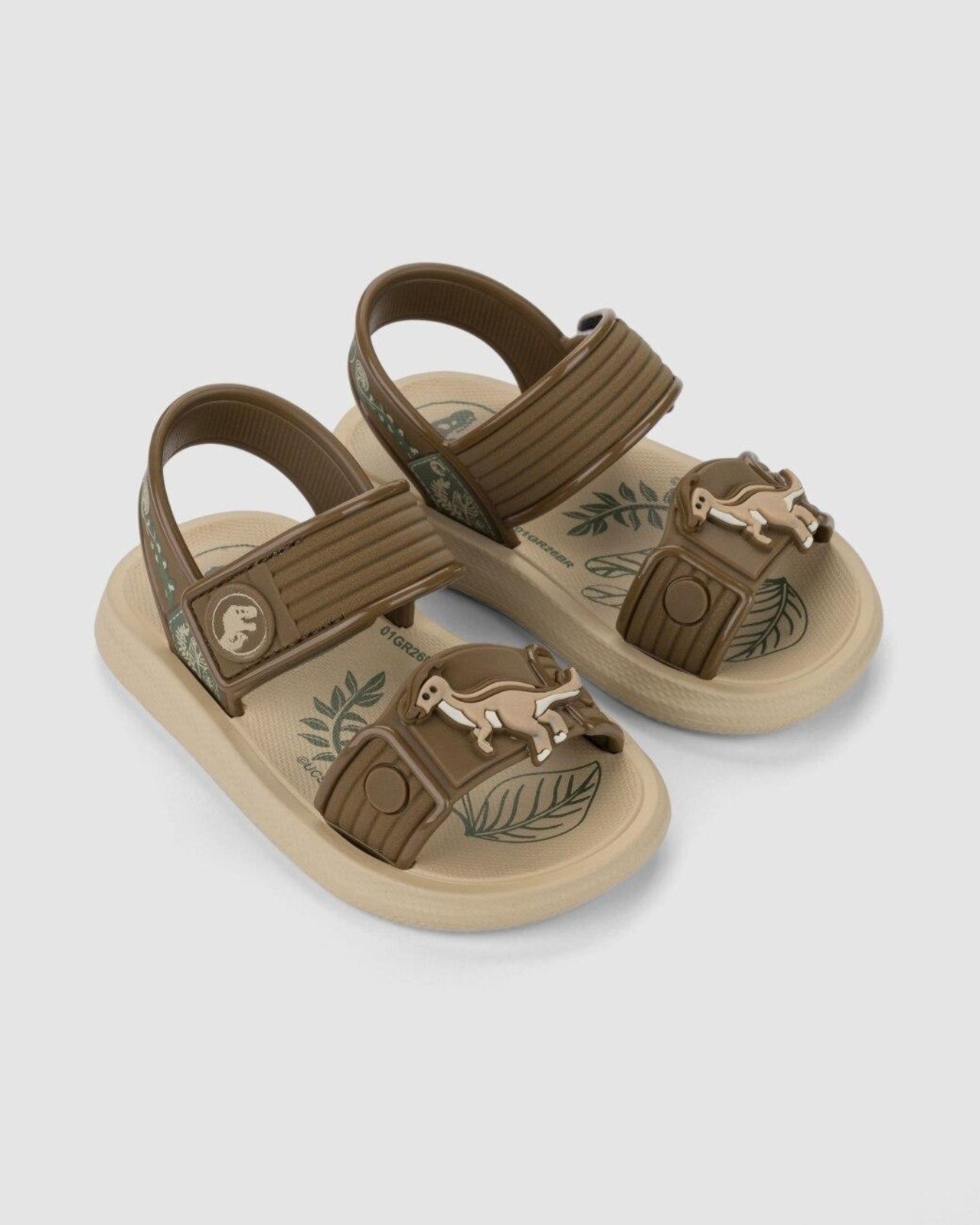 Infantil - Sandália Grendene Jurassic Soft Step Bege