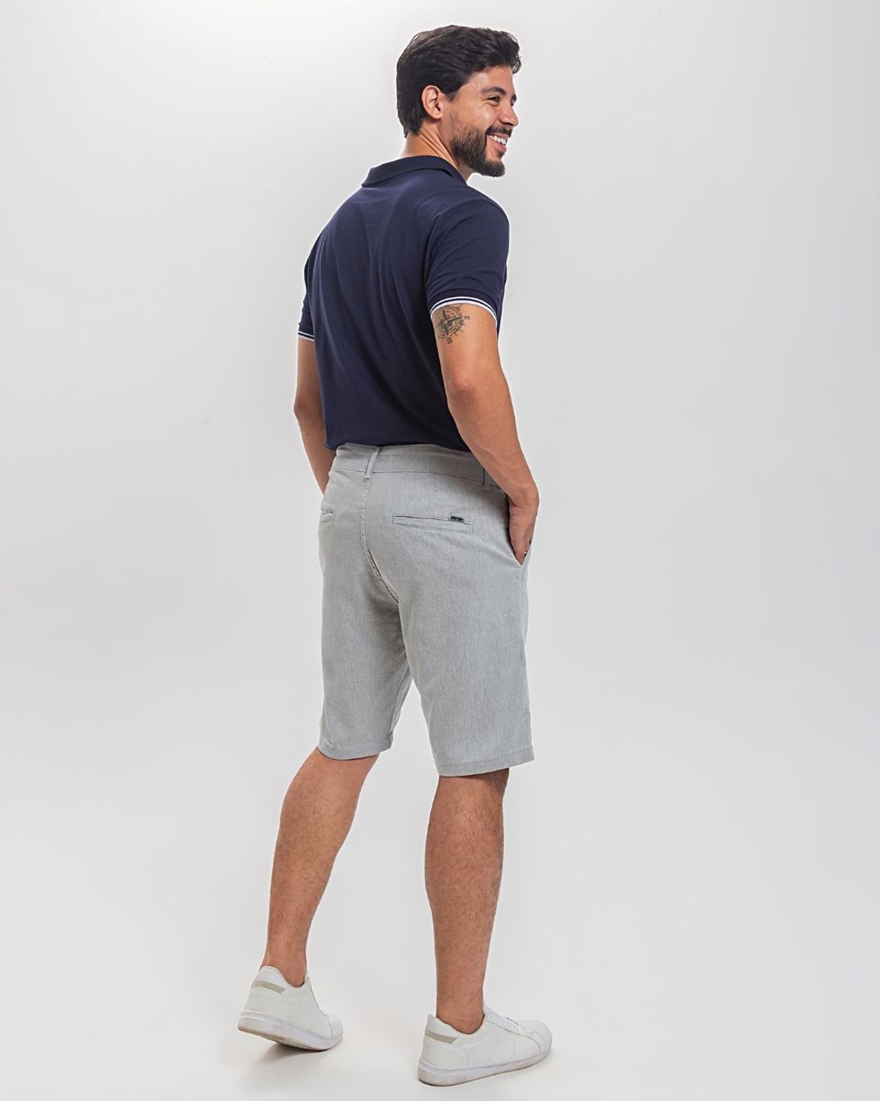 Bermuda Masculina Linho