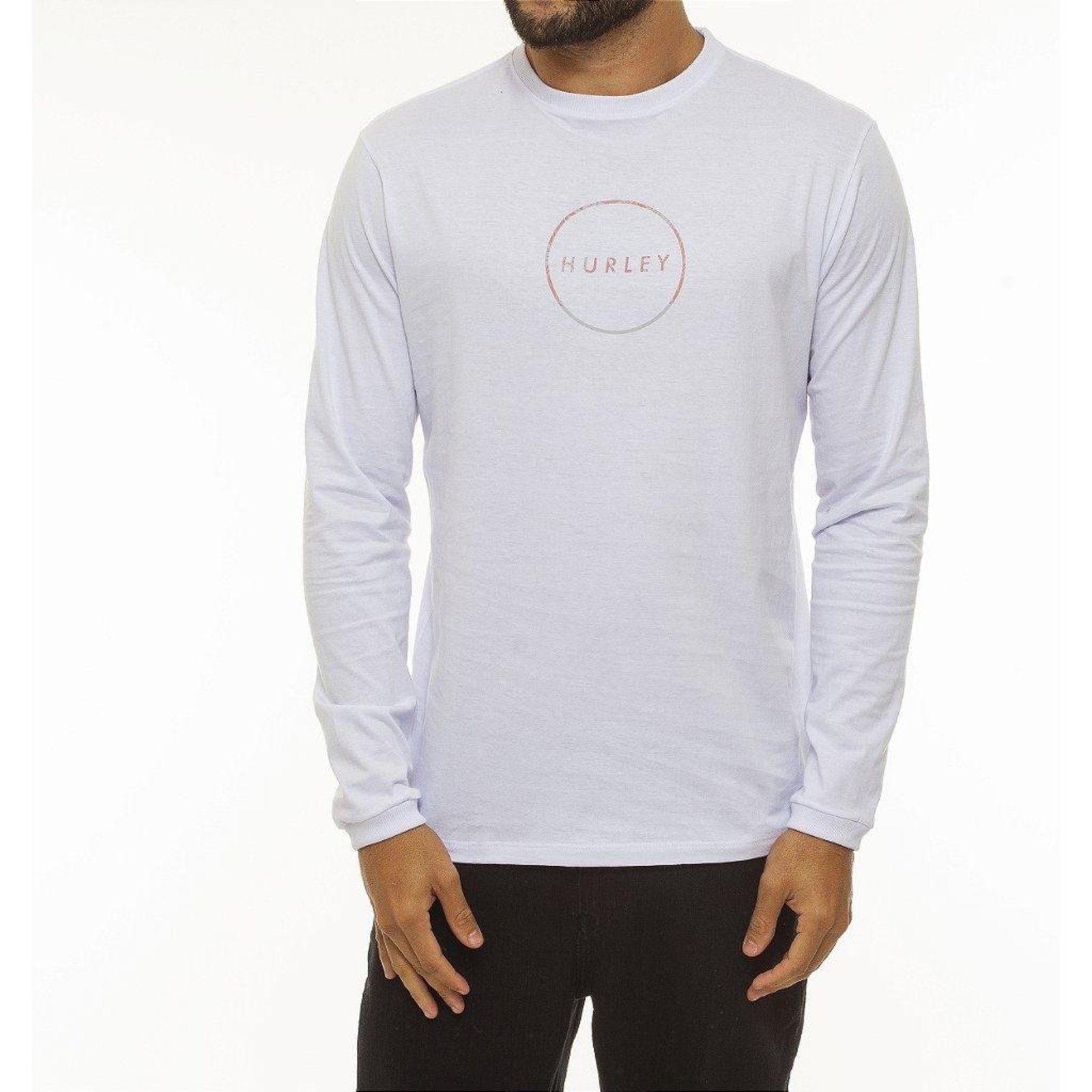 Camiseta Hurley Manga Longa Inside WT23 Branco