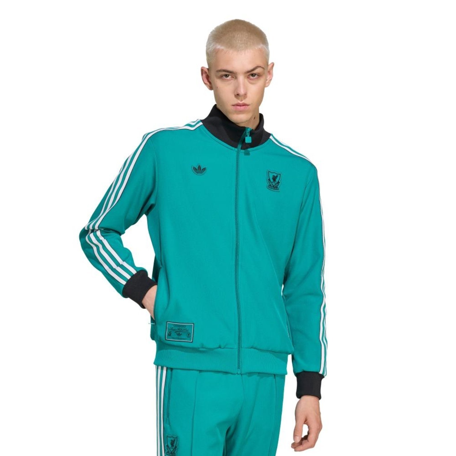 Jaqueta Liverpool FC Icons adidas Performance Verde