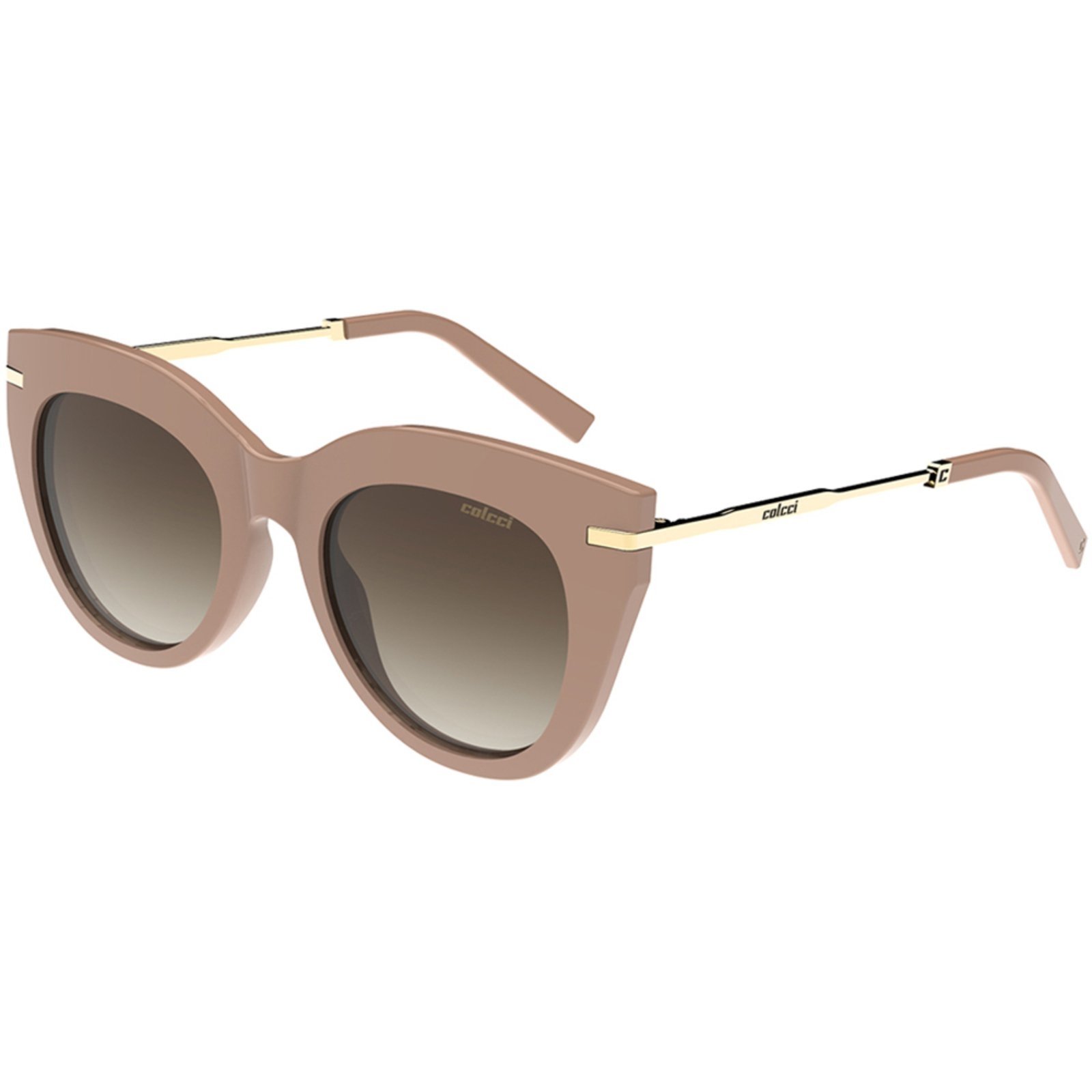 Vista 2 Óculos de Sol Colcci Karen C0219C5434 Feminino bege Colcci bege