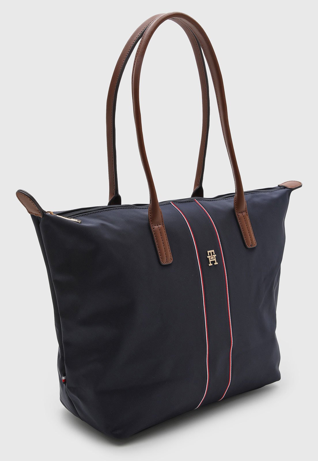 Vista 3 Bolsa Feminina Tommy Hilfiger Grande azul marinho Tommy Hilfiger azul marinho