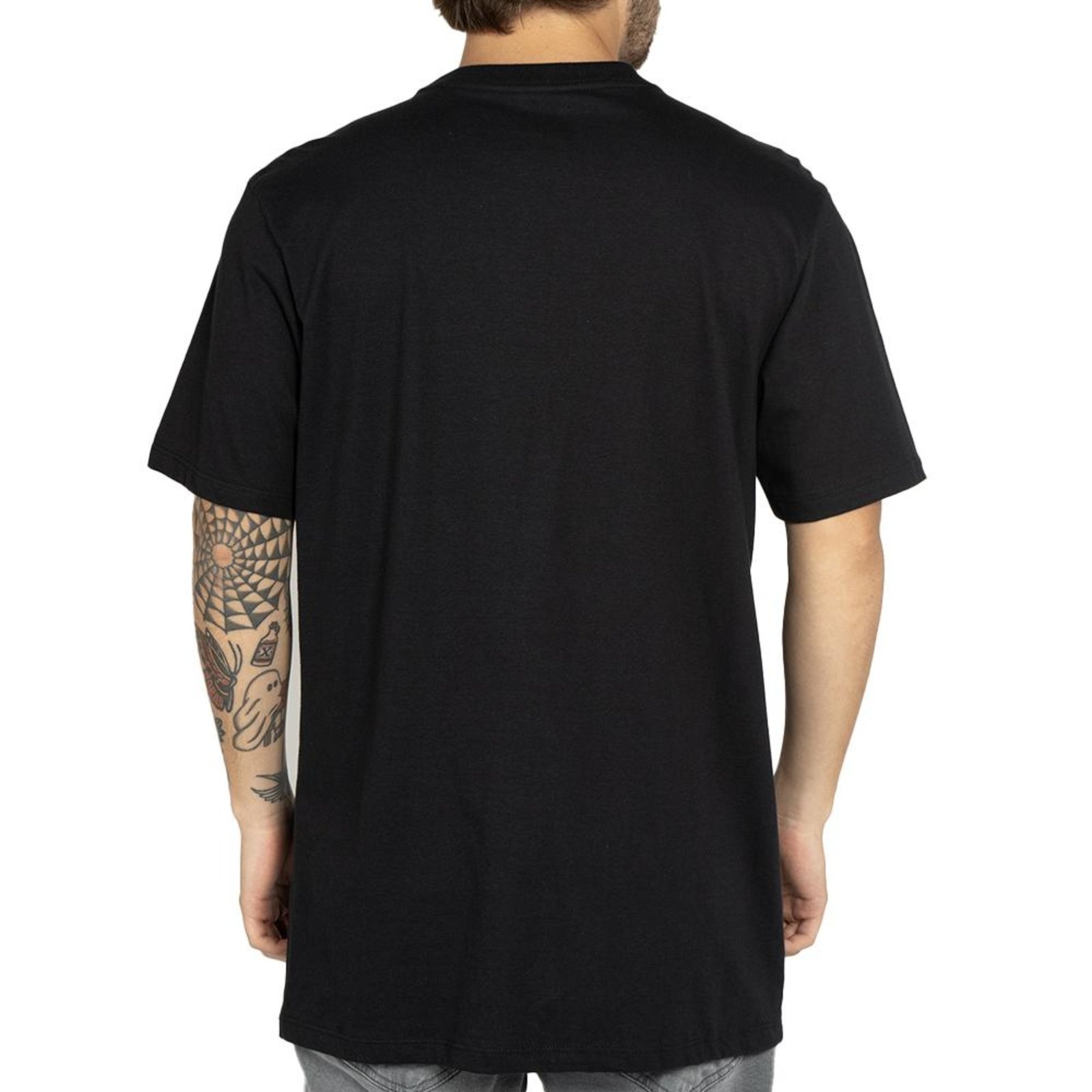 Camiseta Quiksilver Rushed Logo DNA WT25 Masculina Preto