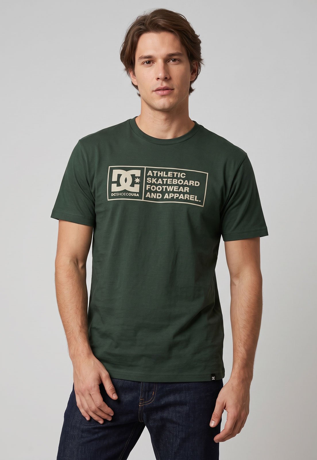 Camiseta Masculina DC Shoes Density Zone Verde