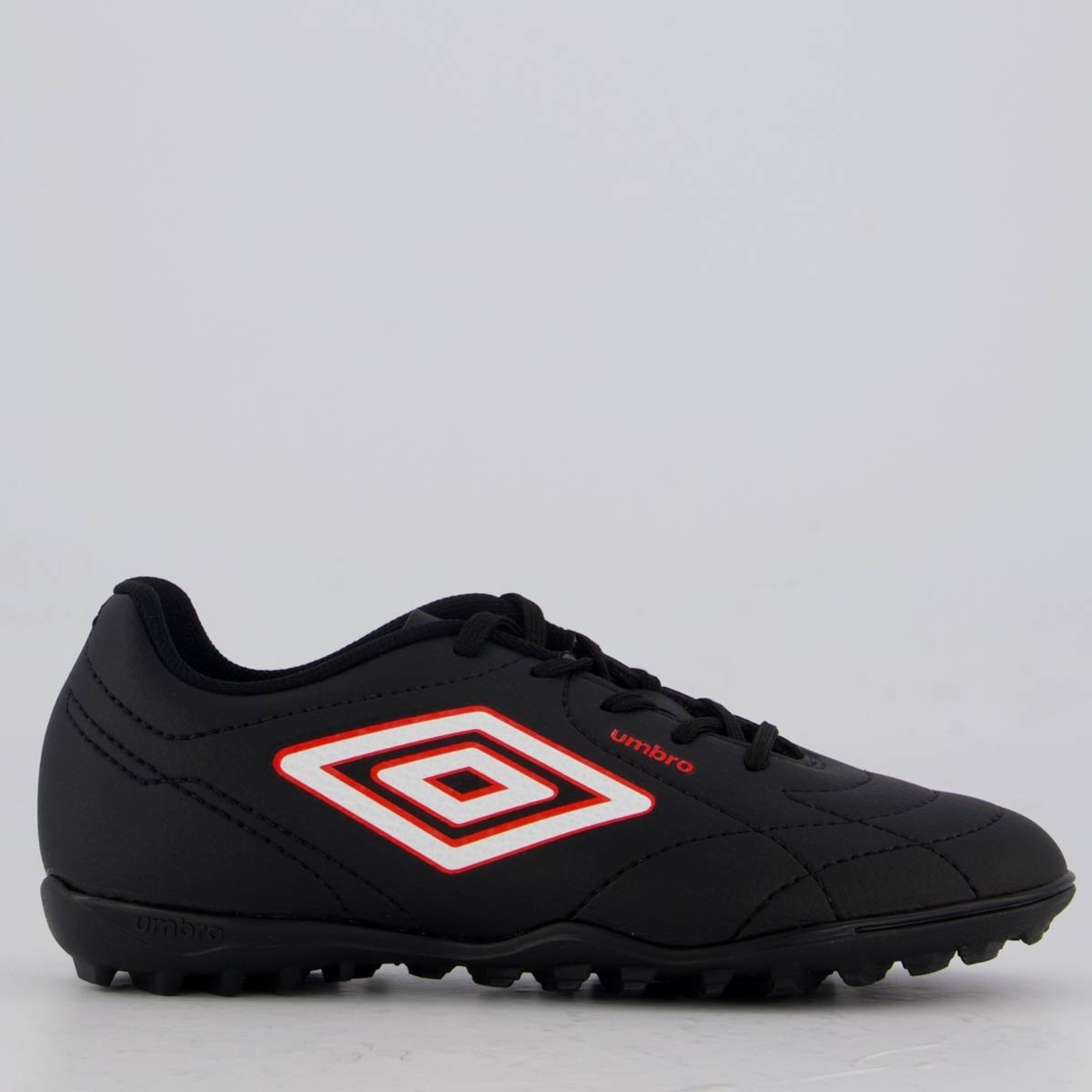 Chuteira Umbro Class Footballer Society Juvenil Preta e Branca