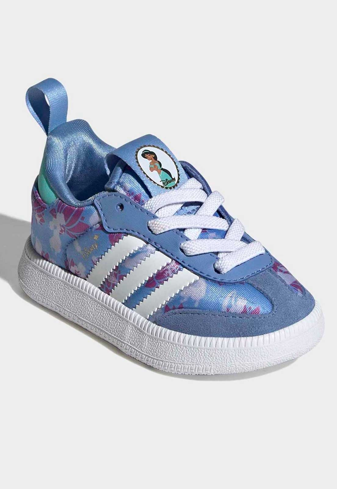 Infantil - Tênis adidas Originals Samba Quickon Floral Azul
