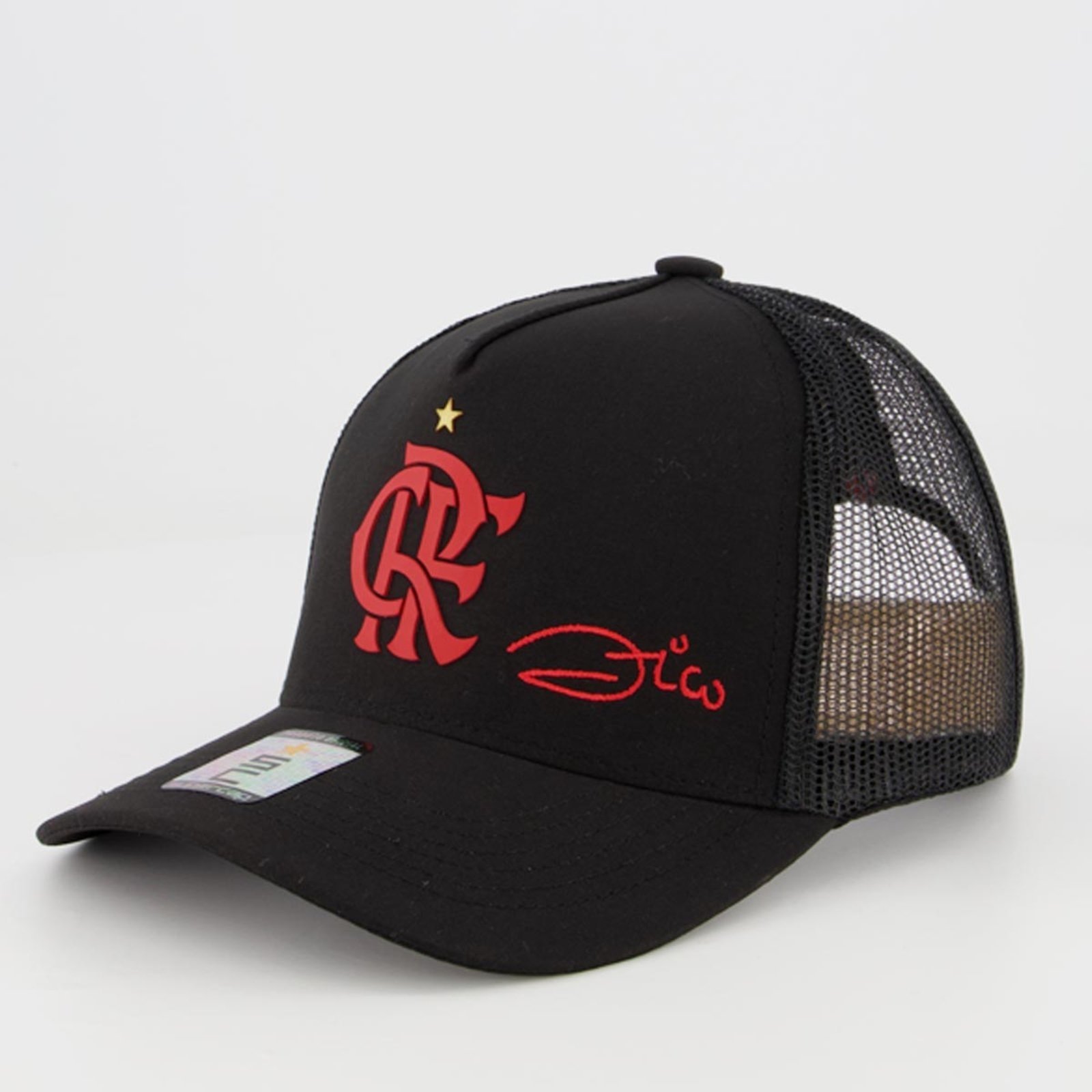 Infantil - Boné Flamengo Zico Preto