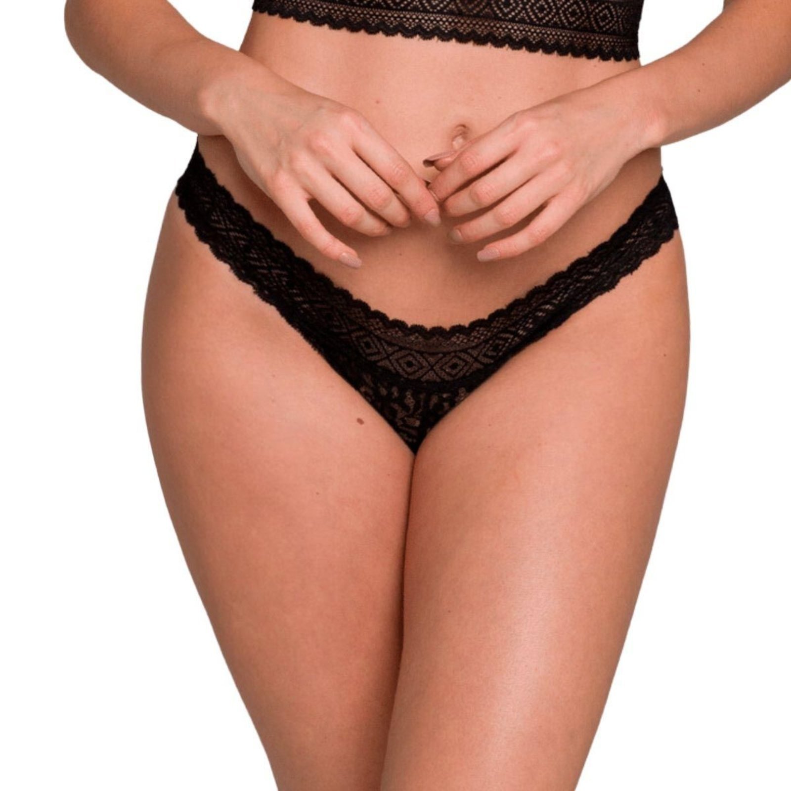 Calcinha Tanga Rendada Feminina Liebe