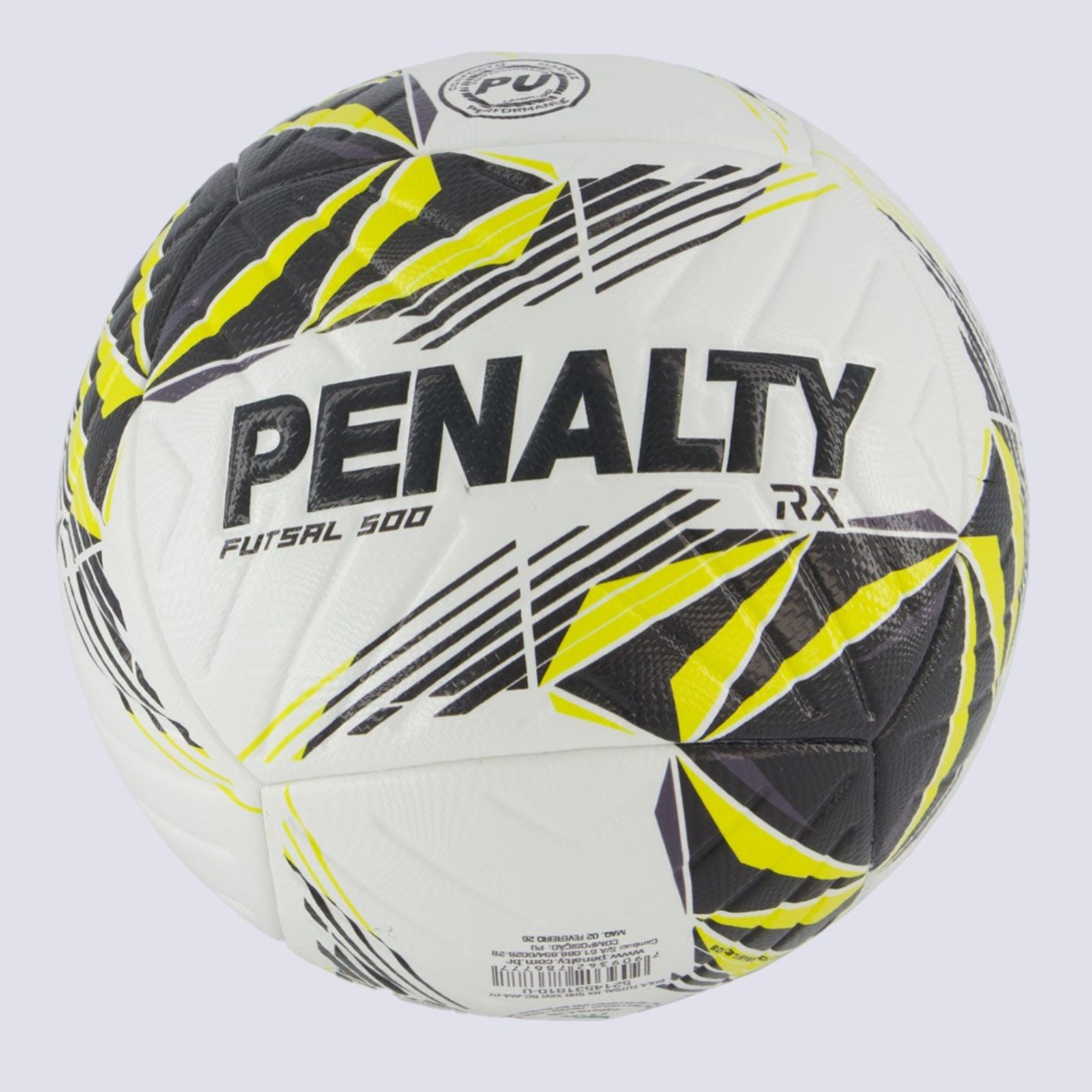 Bola Penalty RX 500 XXVI Futsal Branca