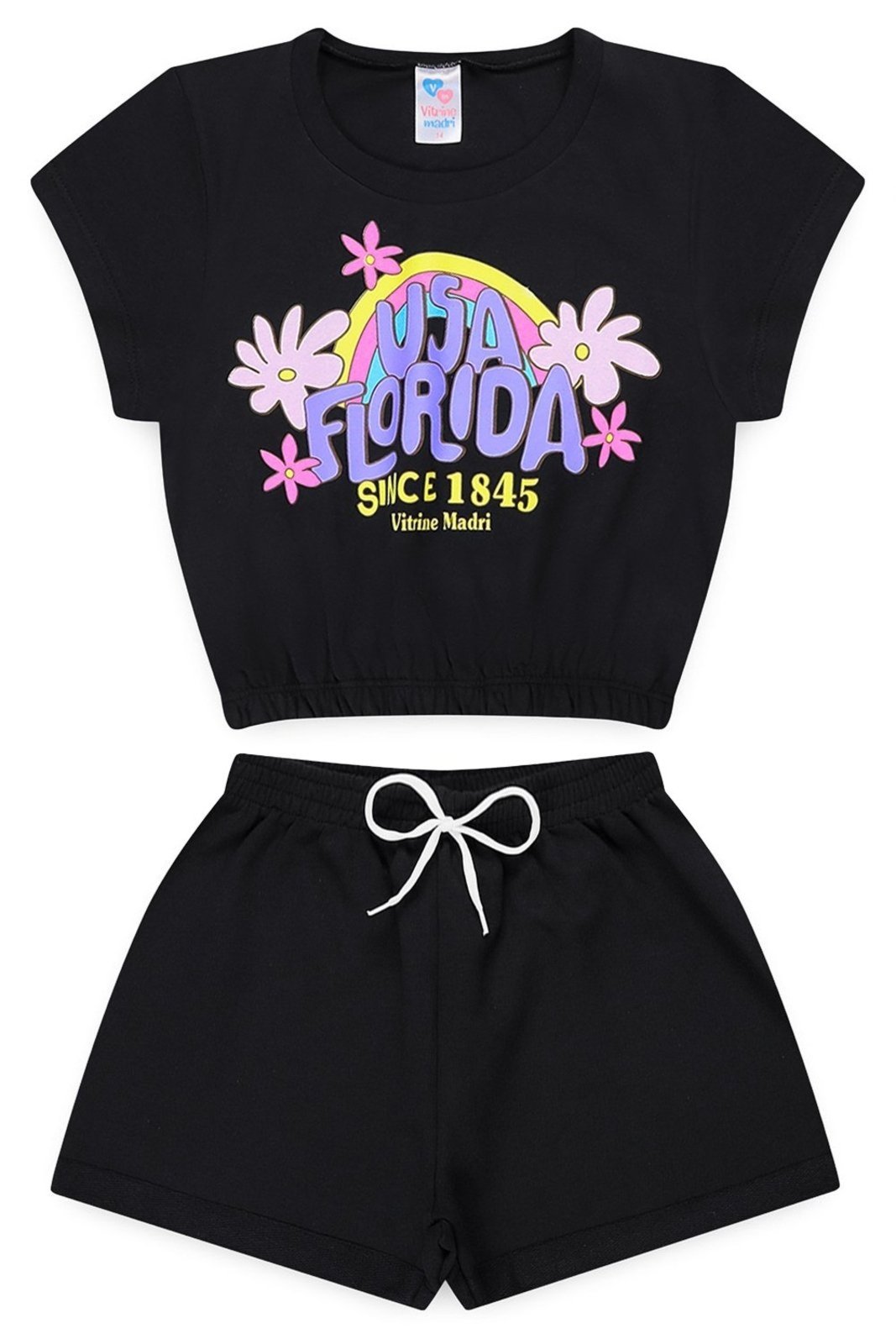Infantil - Conjunto Juvenil Verão Feminino Florida