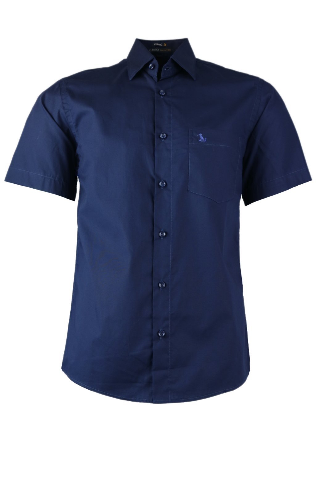 Camisa Masculina Manga Curta Algodão Possui Plus Size 1686