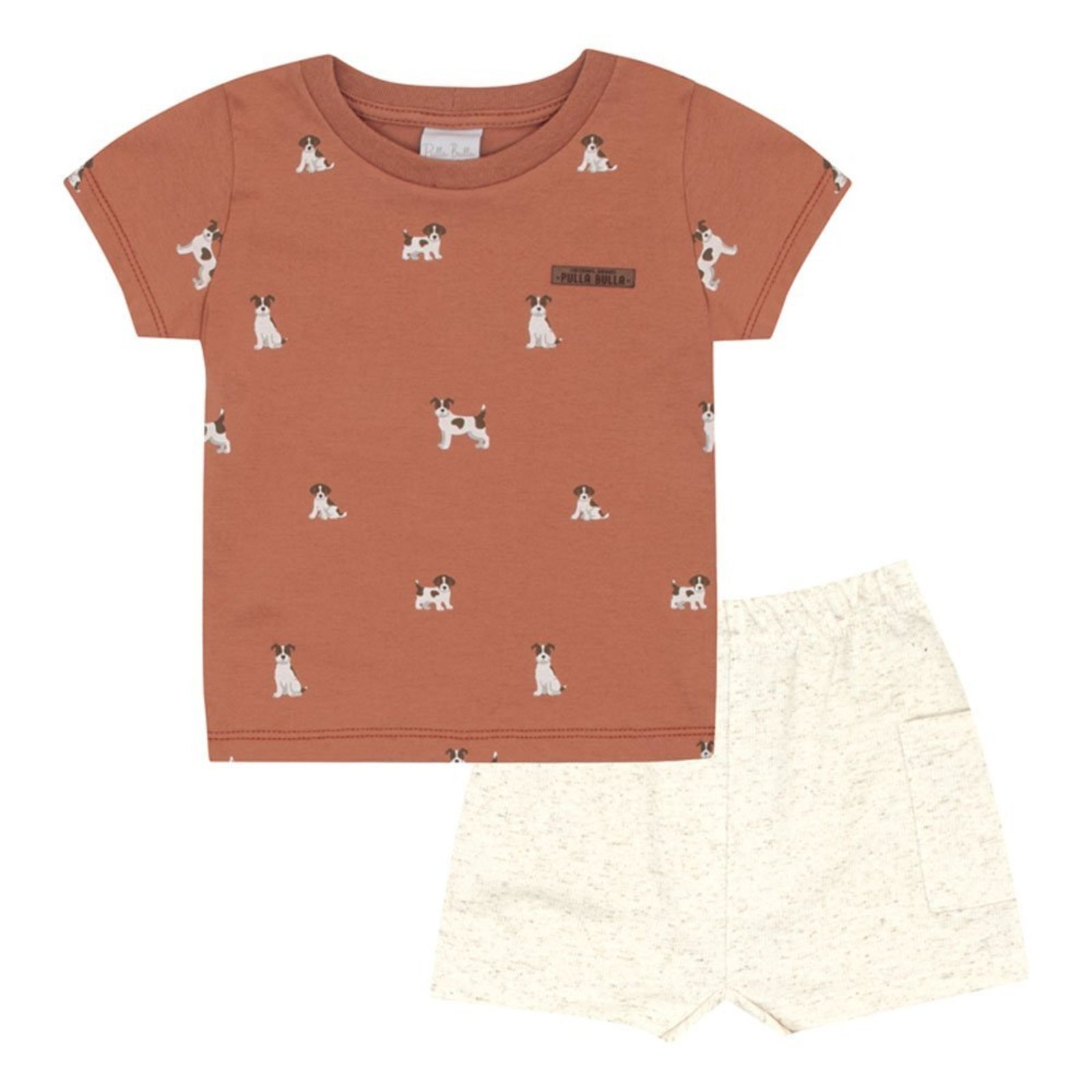 Infantil - Conjunto Menino - Laranja - 52168-1086