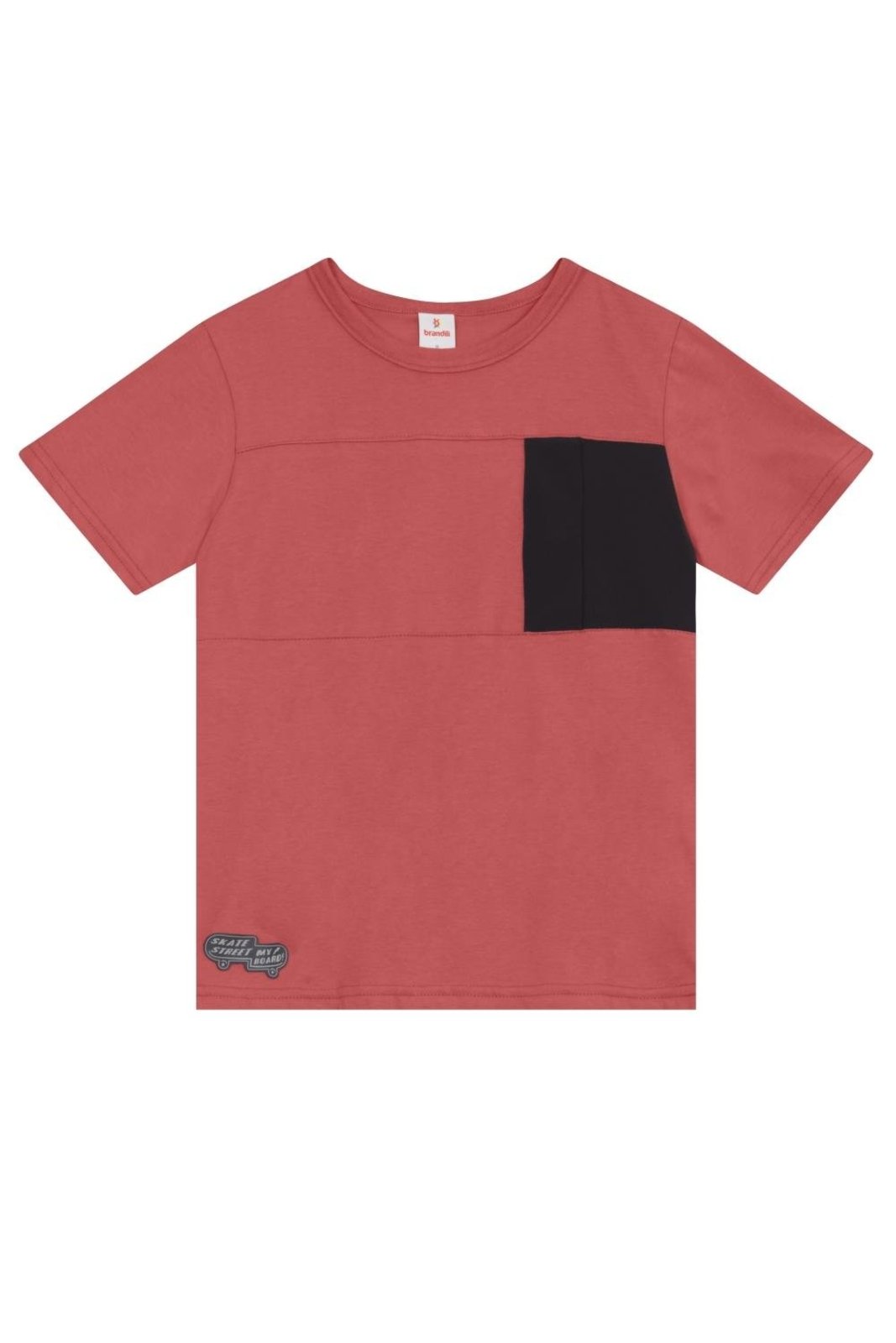 Infantil - Camiseta menino em meia malha Brandili
