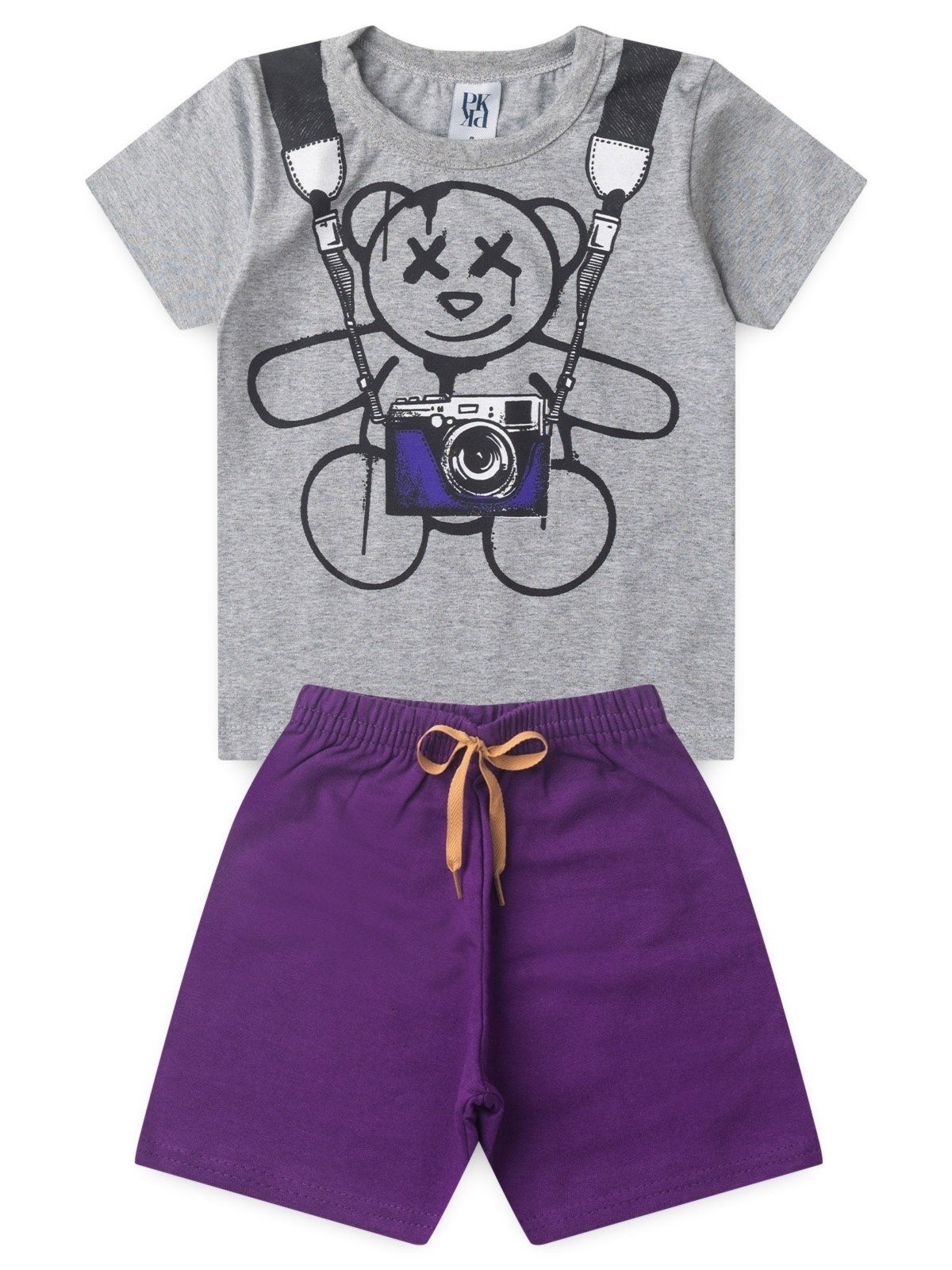 Vista 2 Infantil - Conjunto Platinum Fotografando PLATINUM KIDS cinza PLATINUM KIDS cinza
