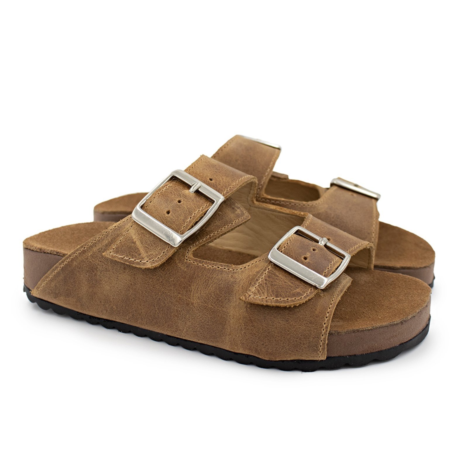 Vista 2 Infantil - Sandalia Menino Blue Oliver Couro Havana Blue Infantis marrom blue Blue Infantis marrom blue