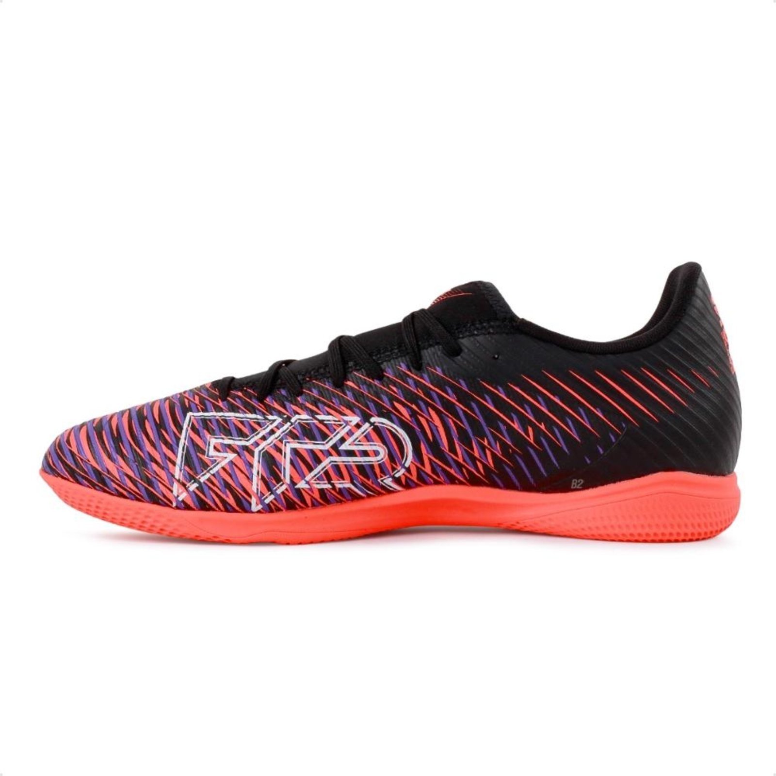 Vista 3 Chuteira Futsal Puma Future 8 Play IT Masculina preto Puma preto