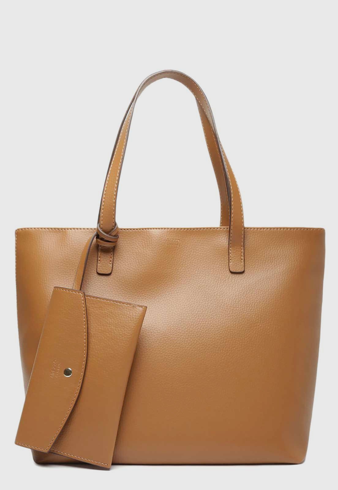 Vista 2 Bolsa Tiracolo Arezzo Shopping caramelo caramelo