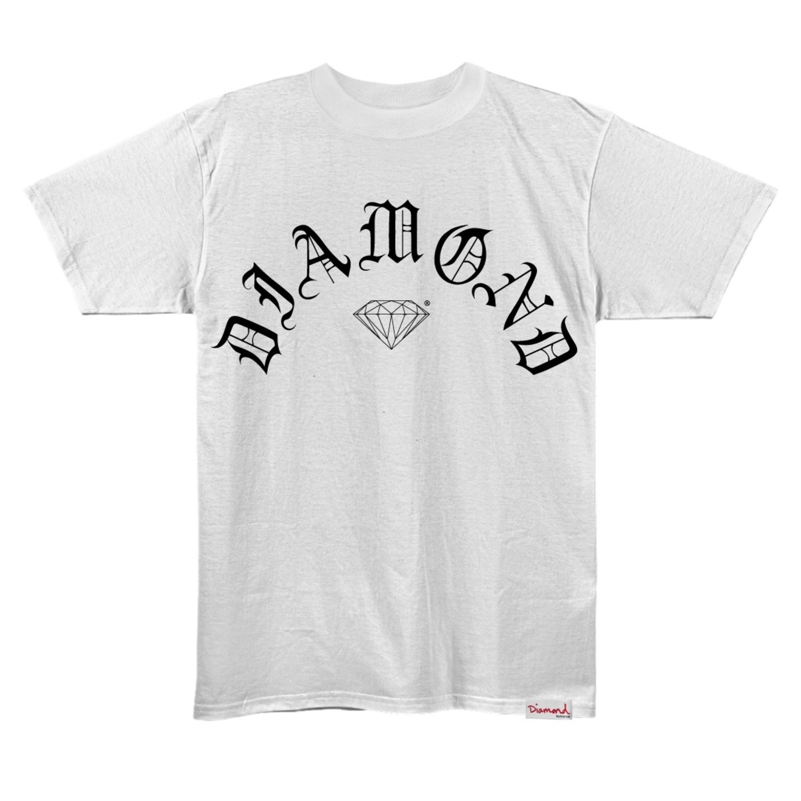 Vista 2 Camiseta Diamond Old English Tee - WHITE branco white Diamond branco white